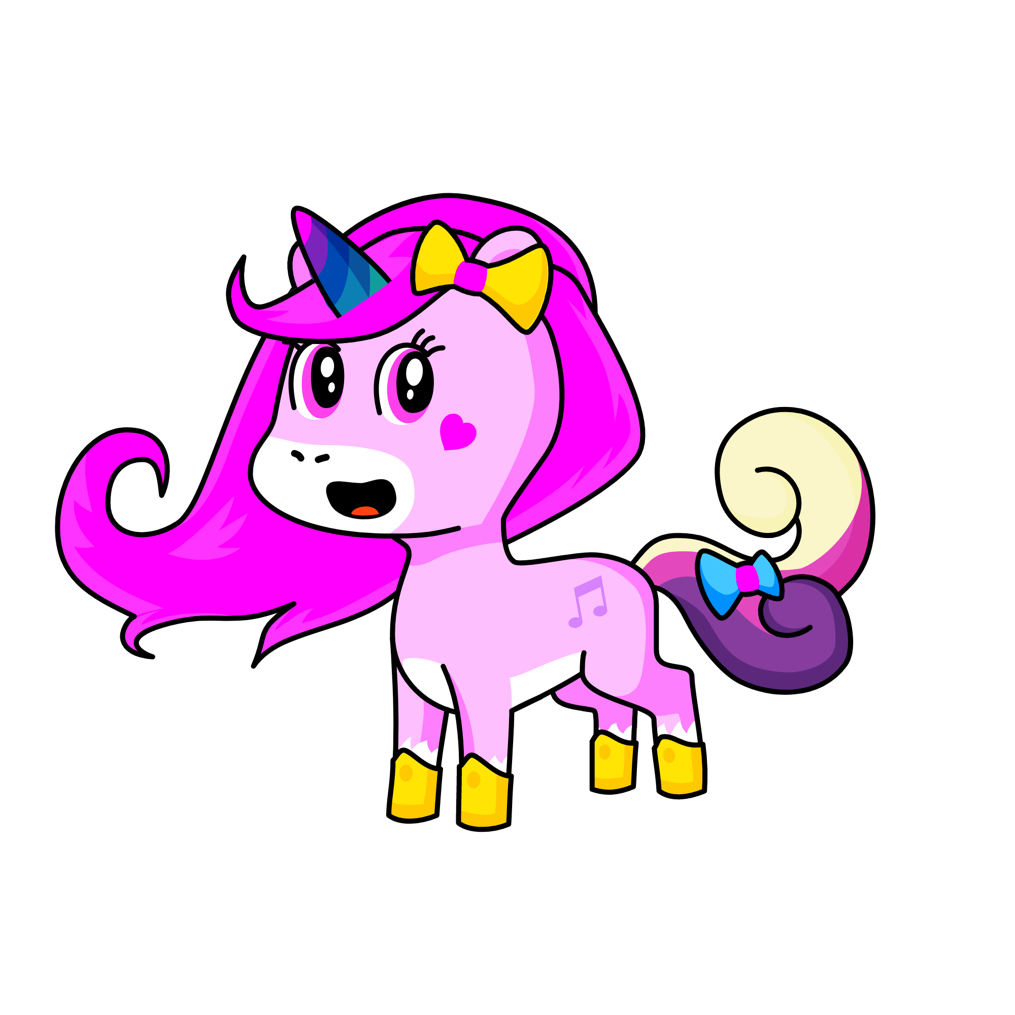 Singerfluff 👩🏻🎤, the unicorn
