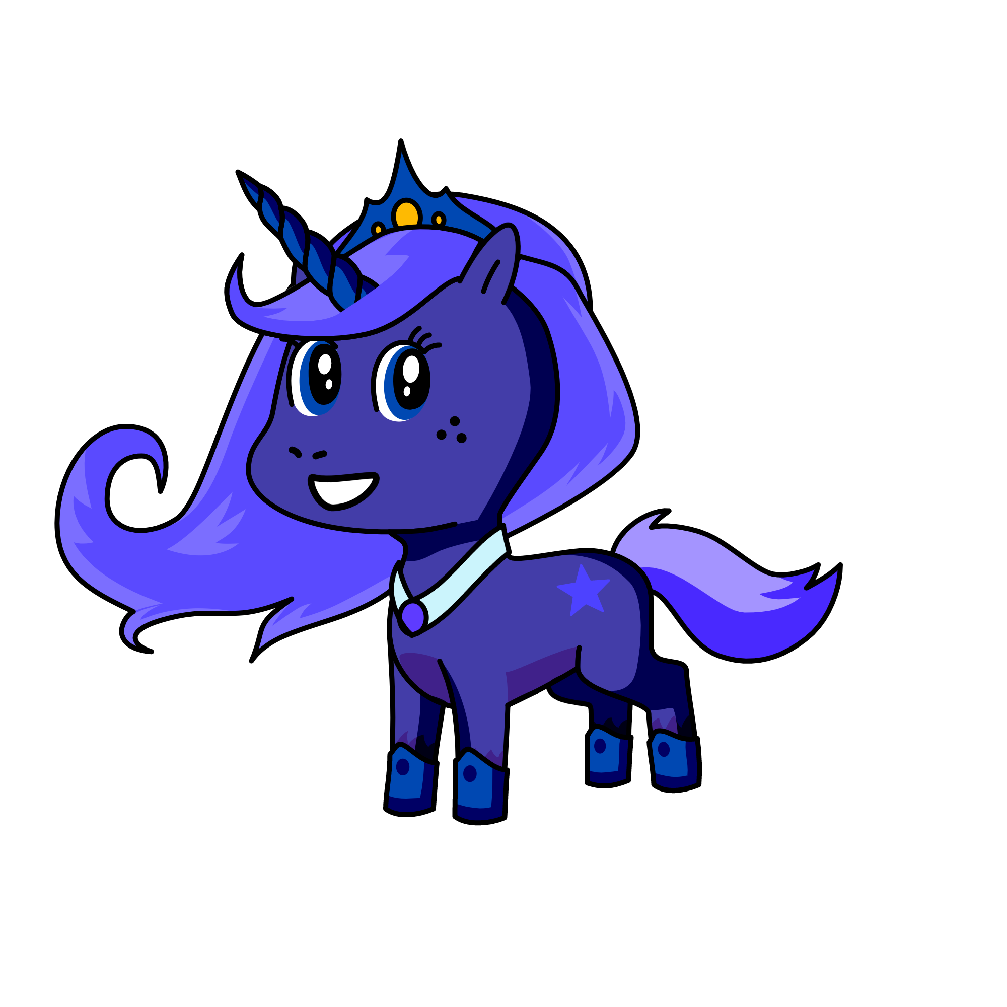 Princess Luna, the unicorn