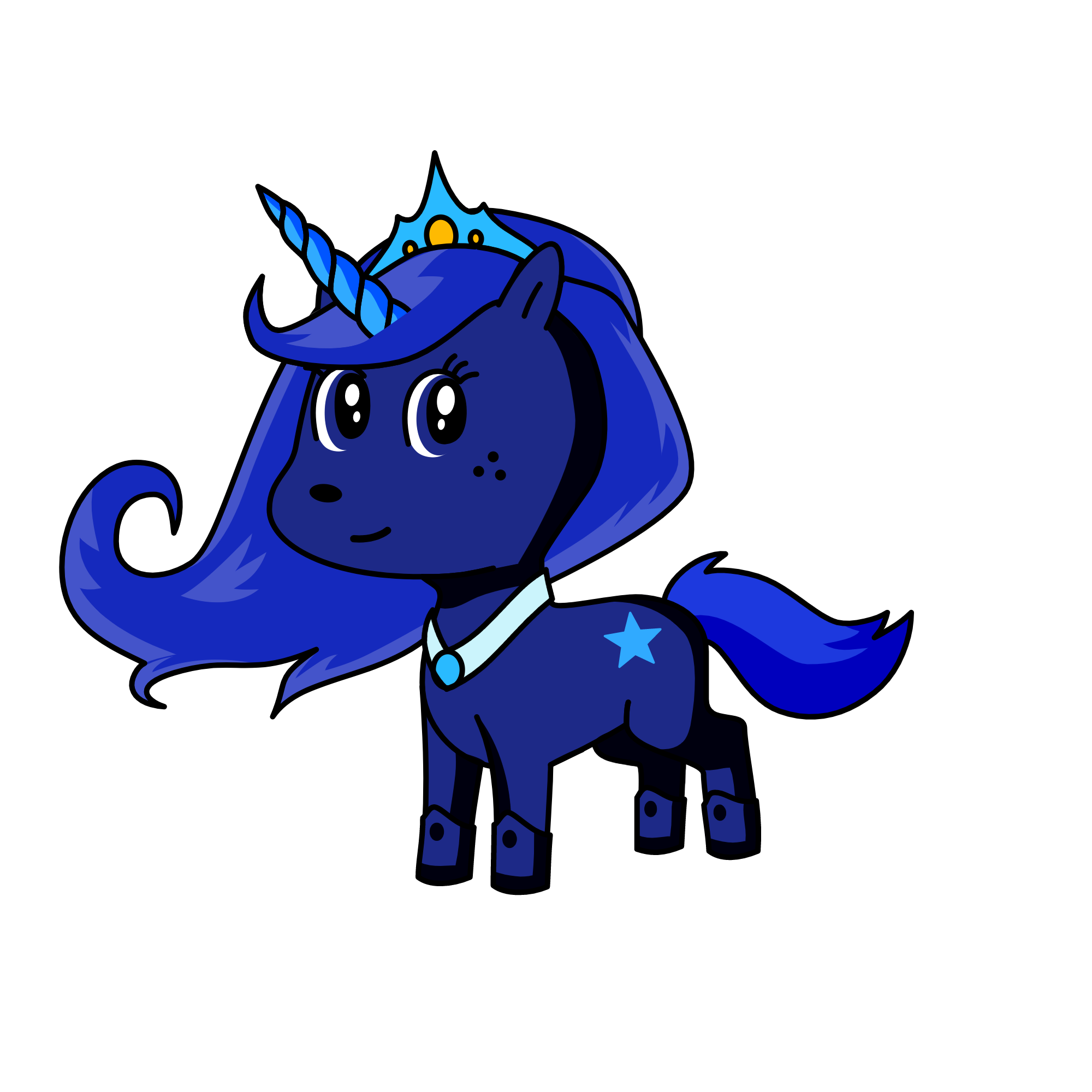 Luna, the unicorn