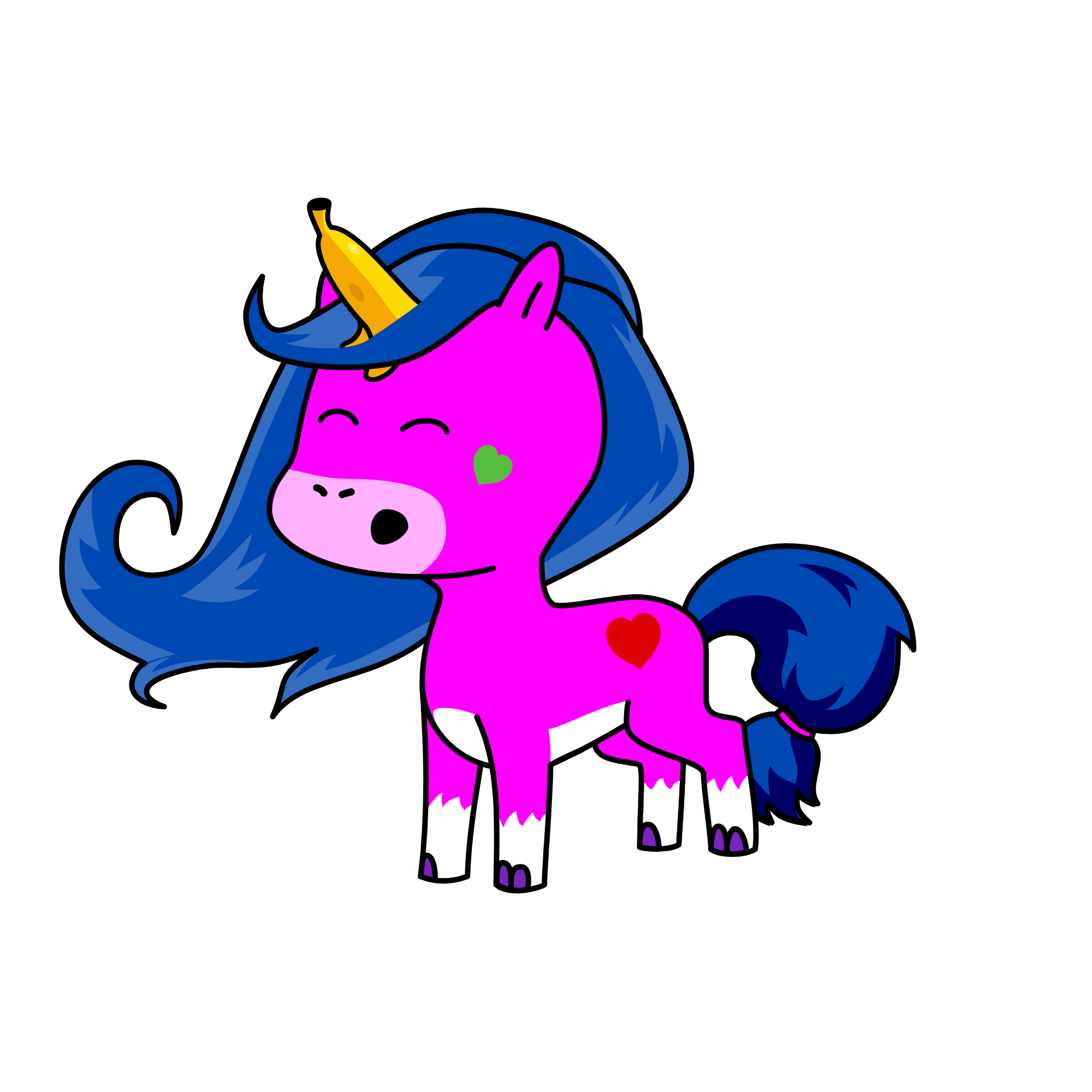 Slippy Flurry, the unicorn