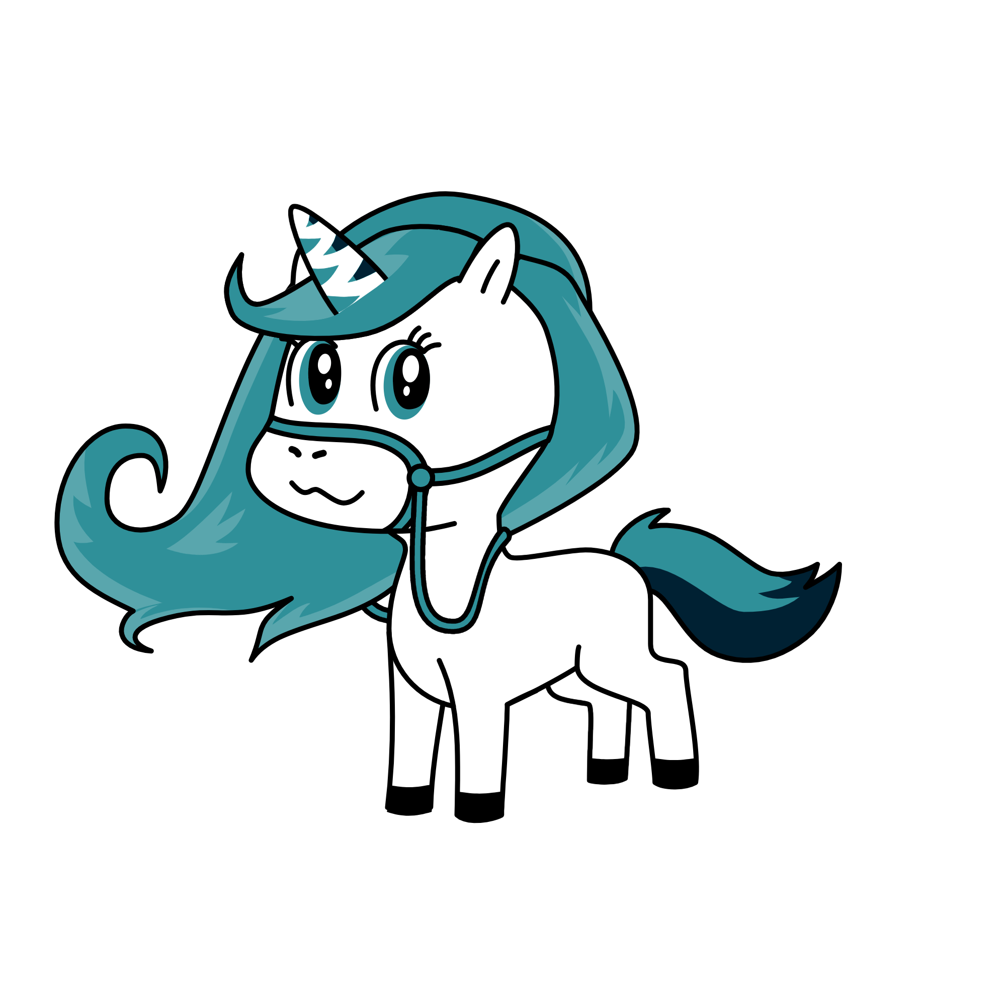 Snowy, the unicorn