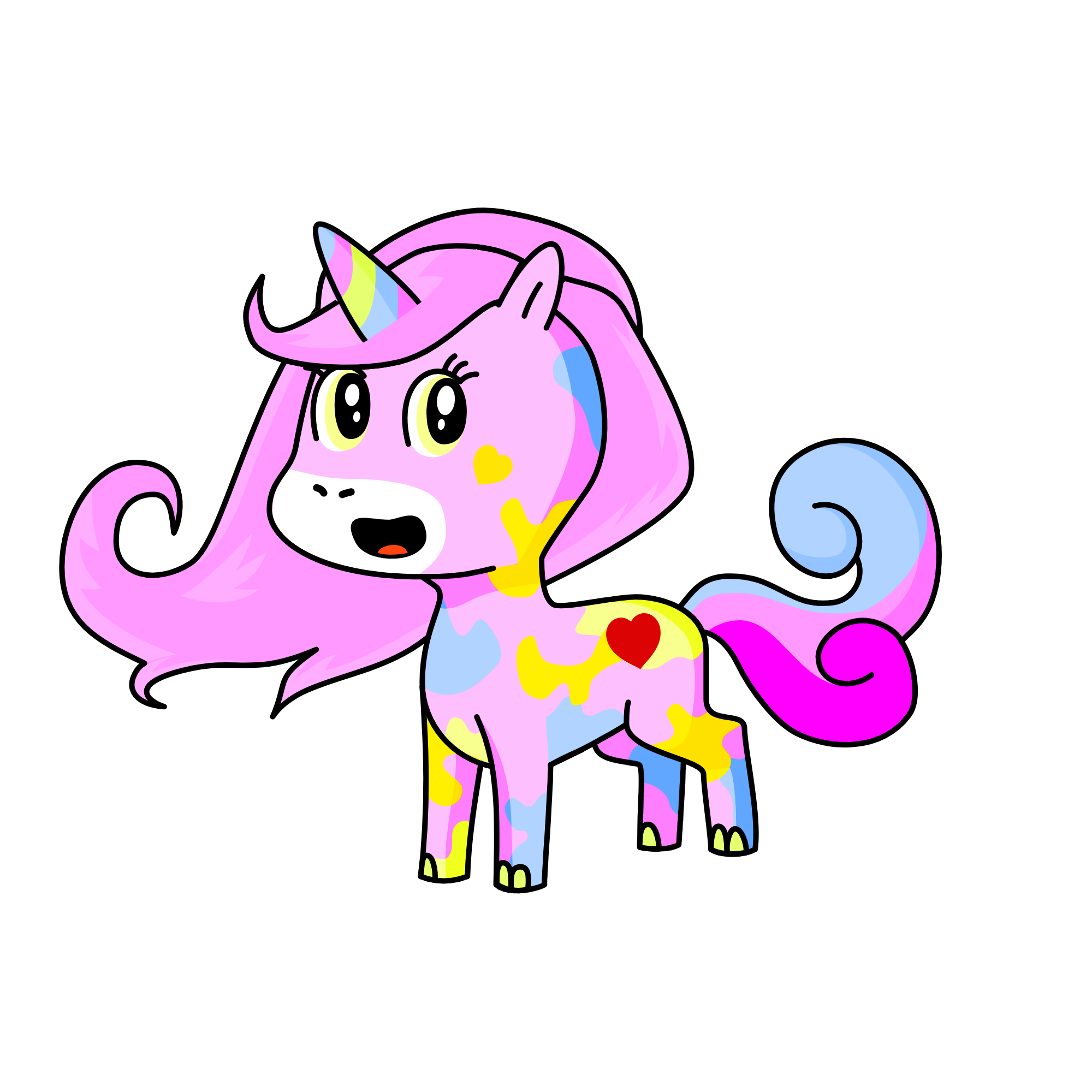 Princess Pastel, the unicorn