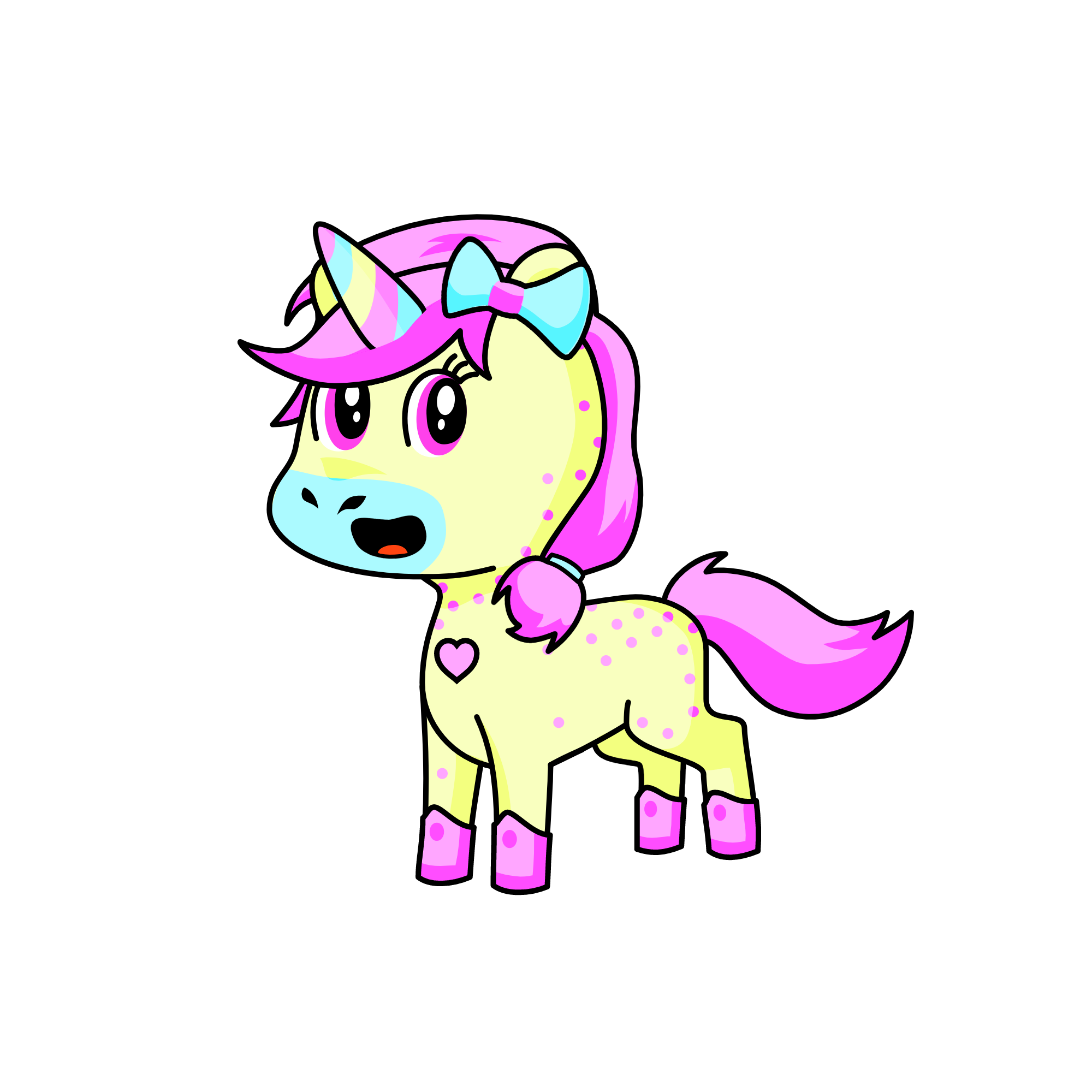 Pastel, the unicorn
