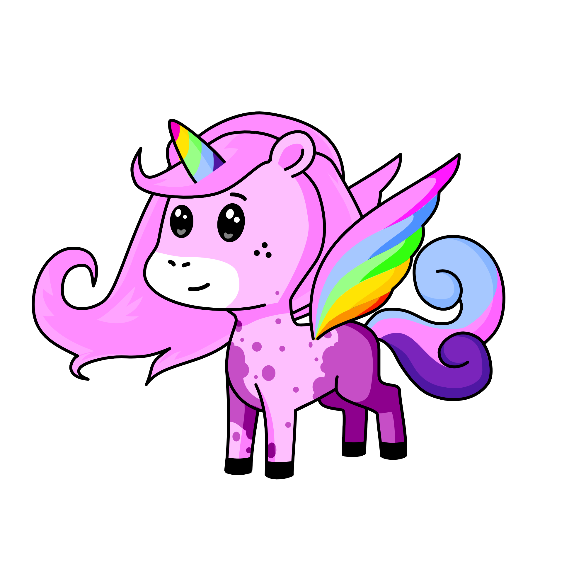 Pastel, the unicorn