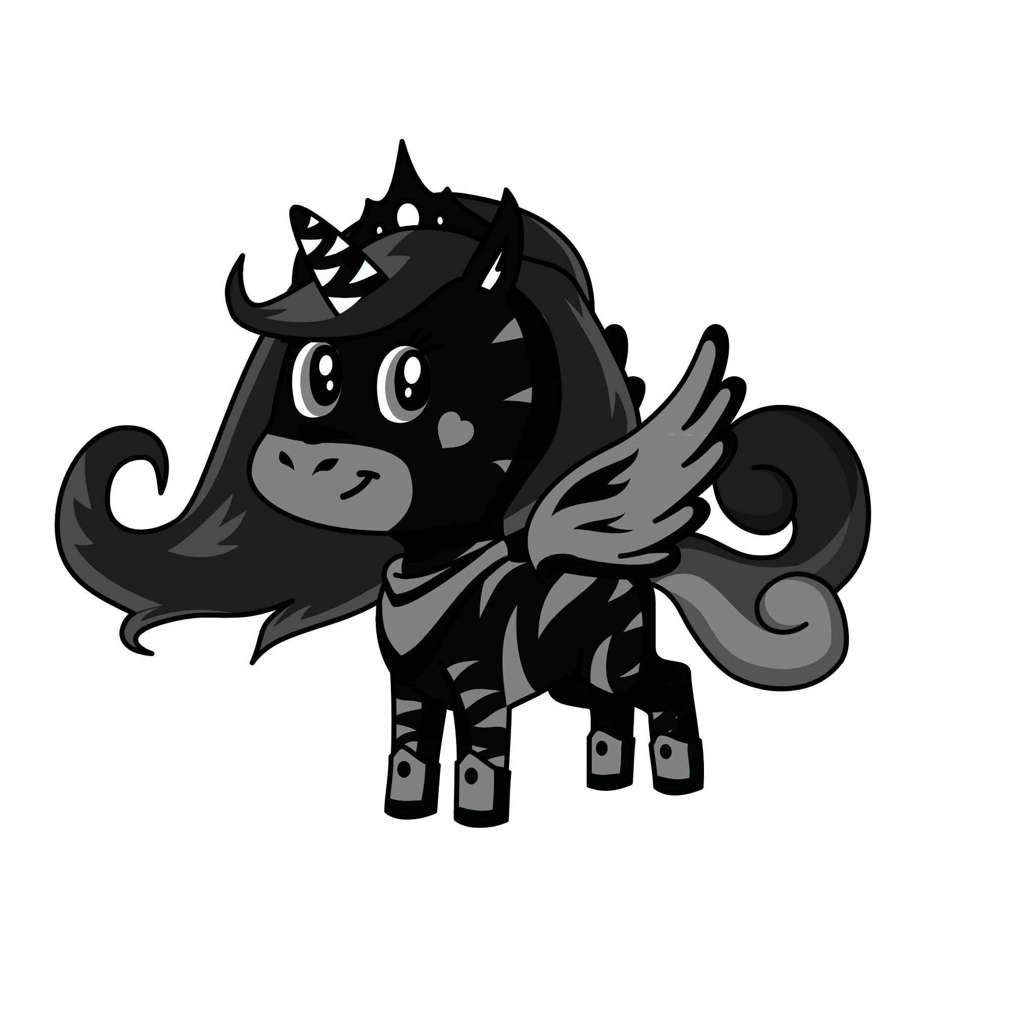Black Rose, the unicorn