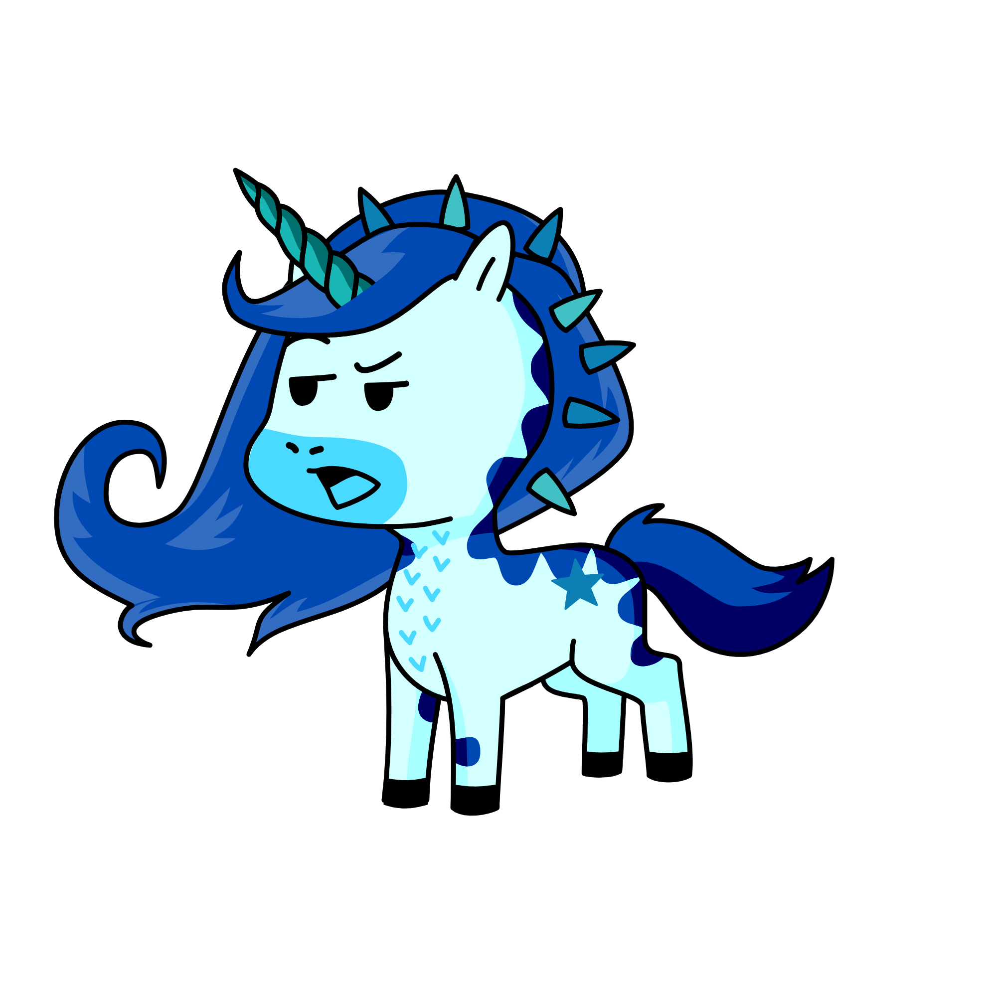 Mother, the unicorn