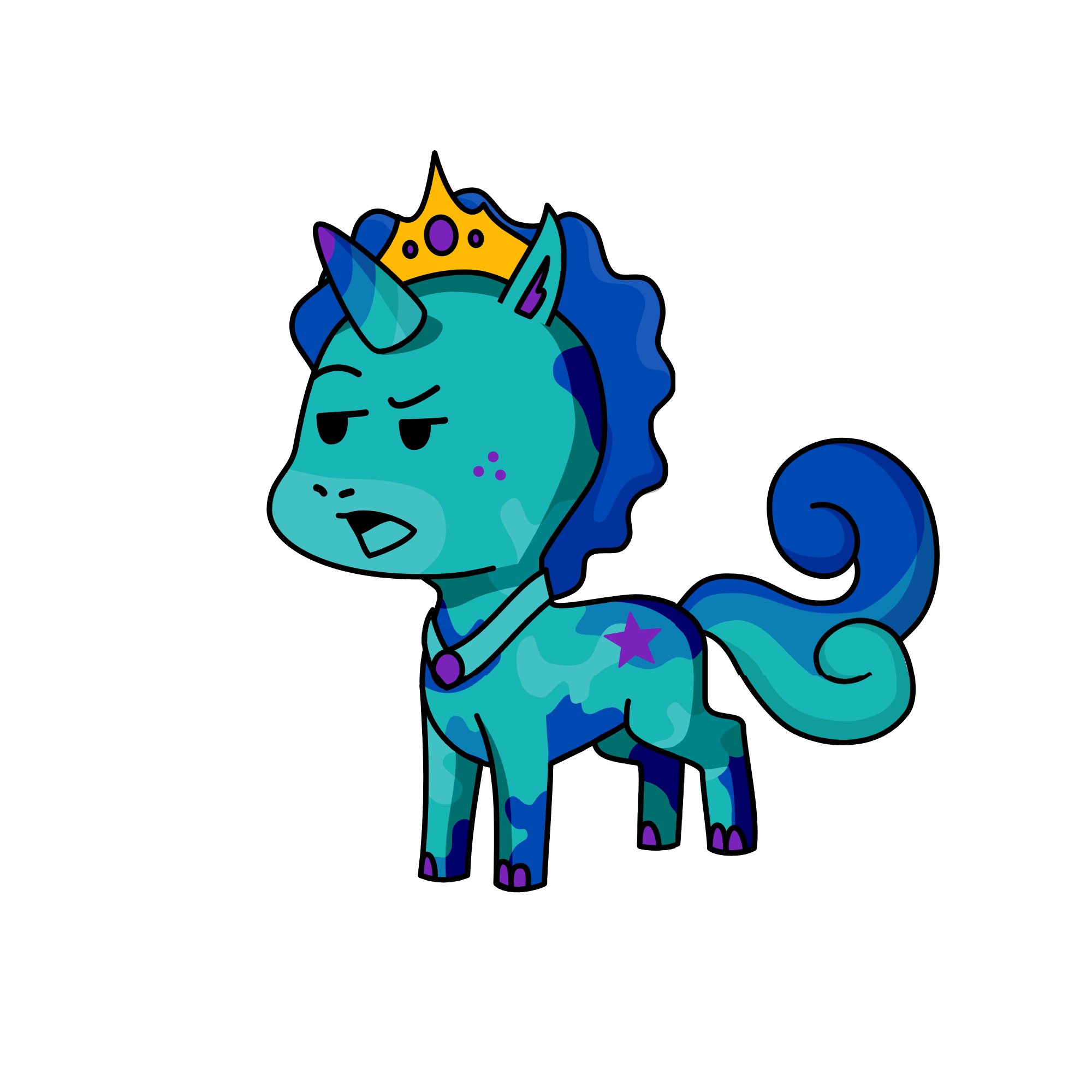 Icy:The Sad And Ice Unicorn, the unicorn