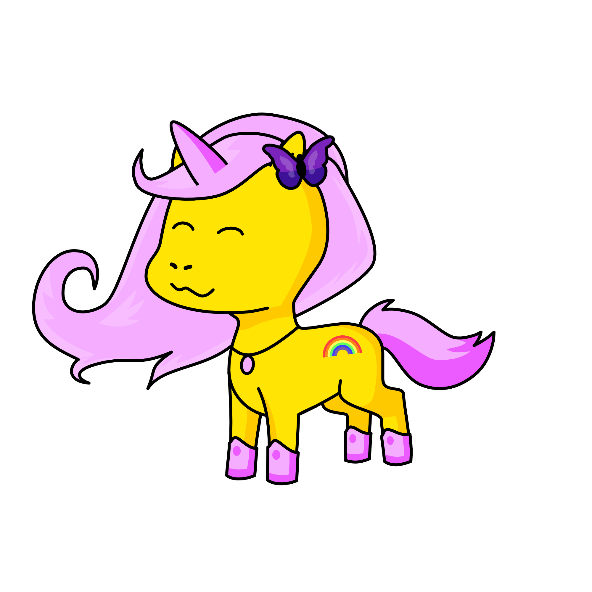 fluttershy, the unicorn