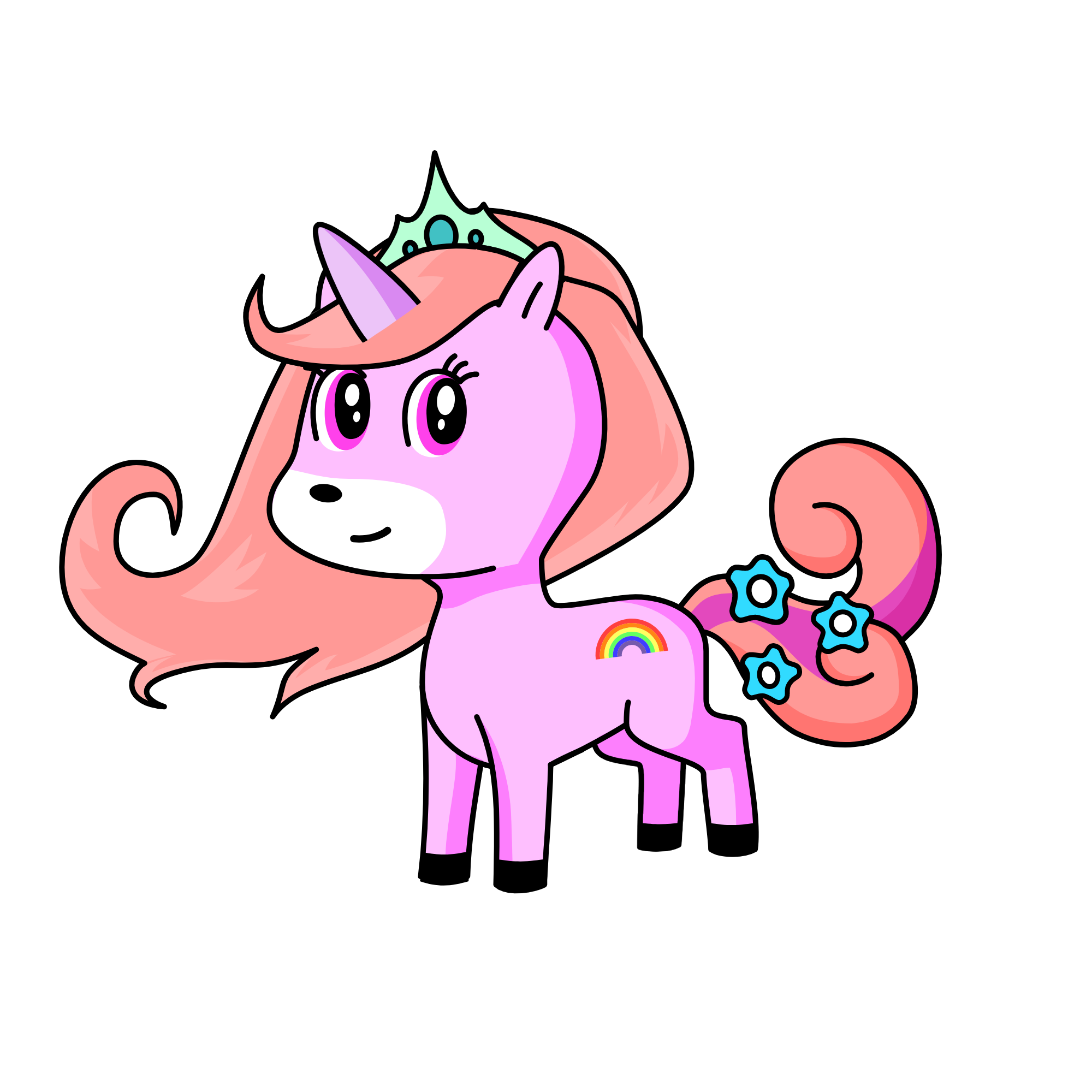 Blossom, the unicorn