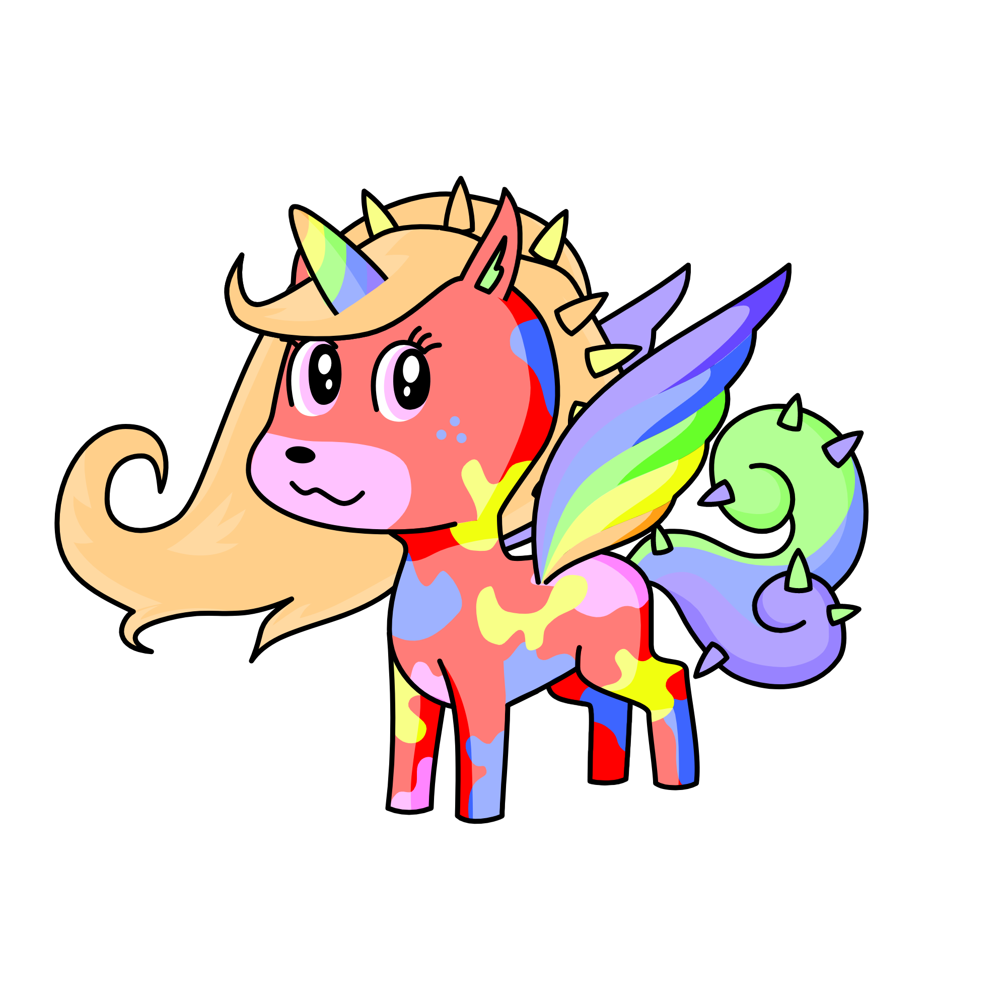 rainbow, the unicorn