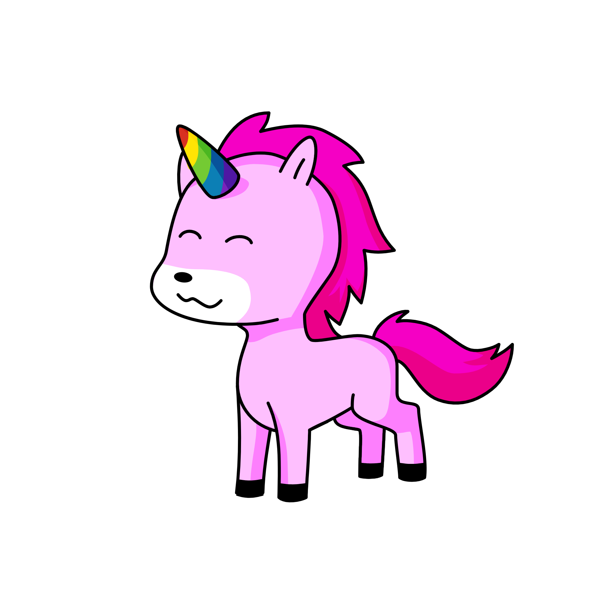 Candy, the unicorn