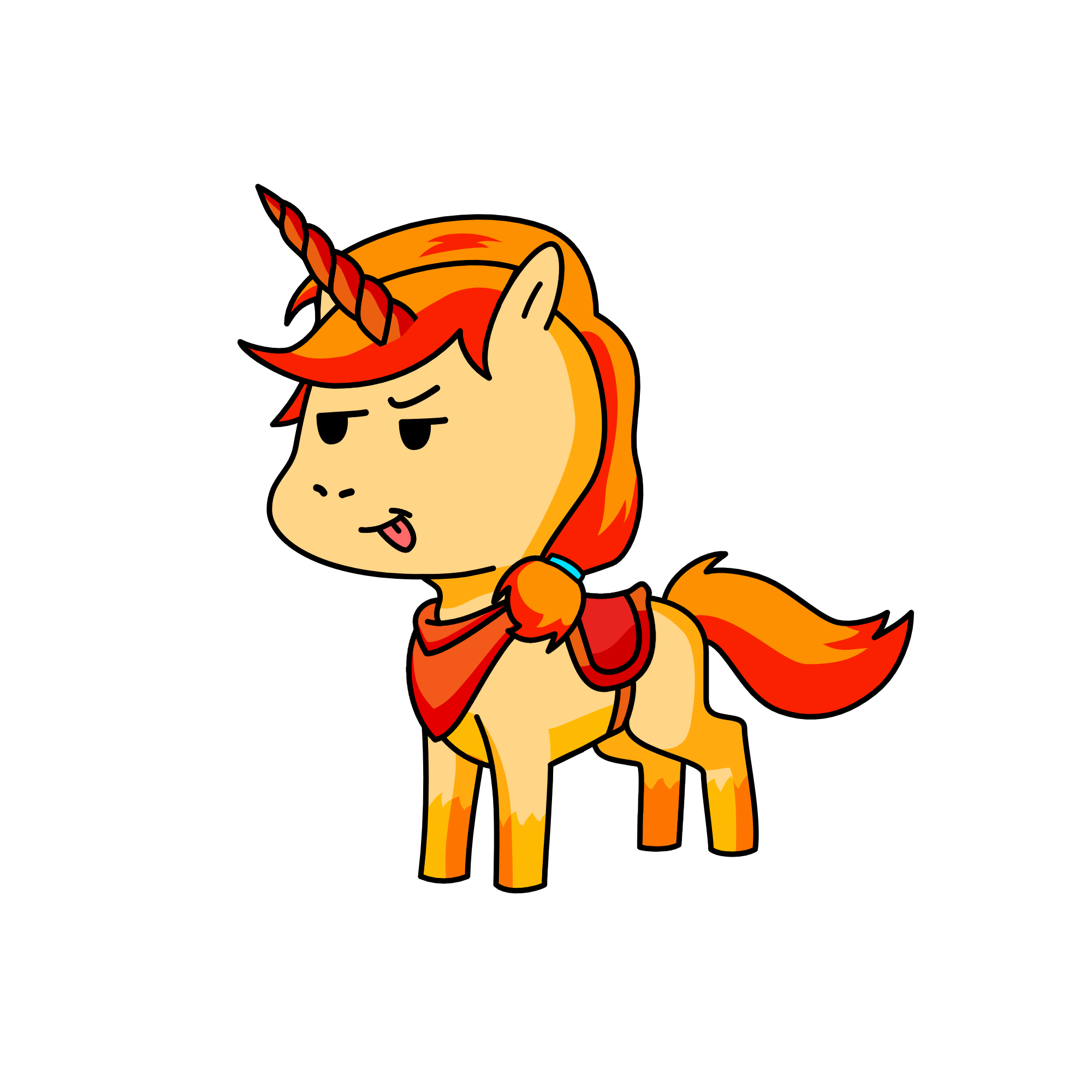 Sandy, the unicorn