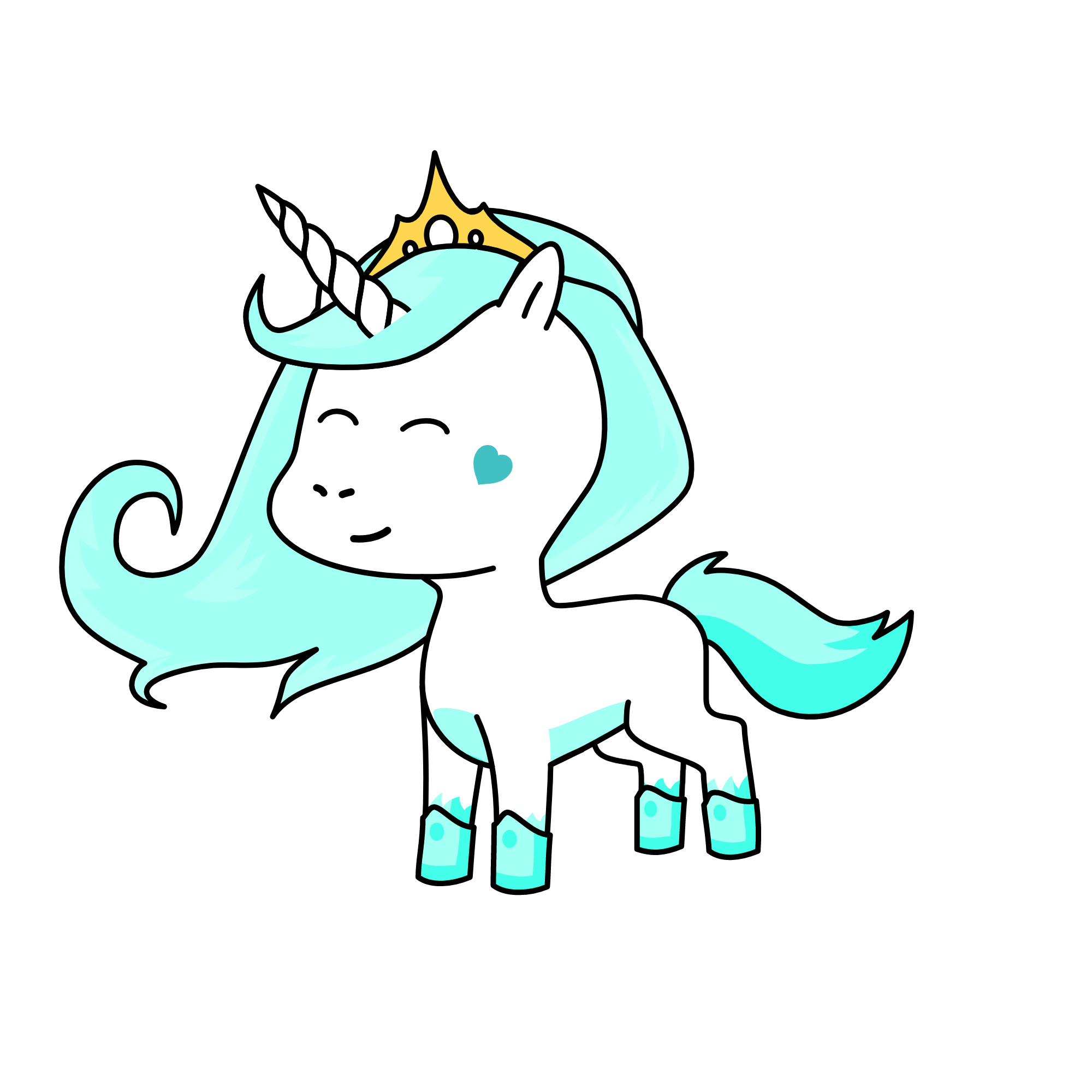 Diamond, the unicorn