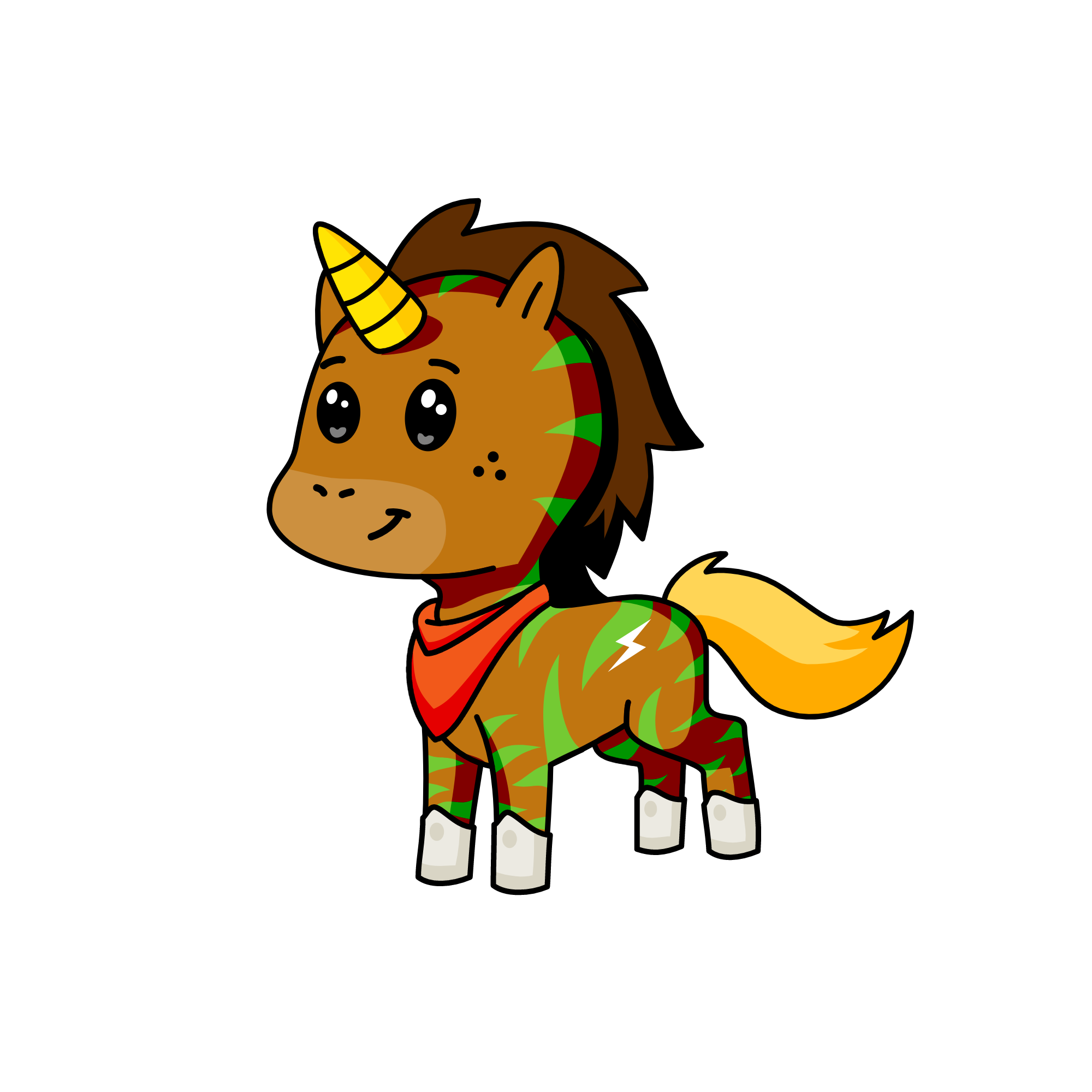 Zap, the unicorn