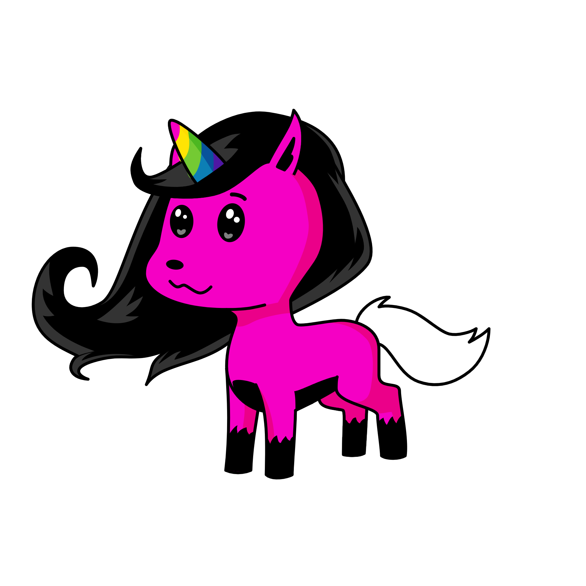 imma wolf, not a unicorn, the unicorn