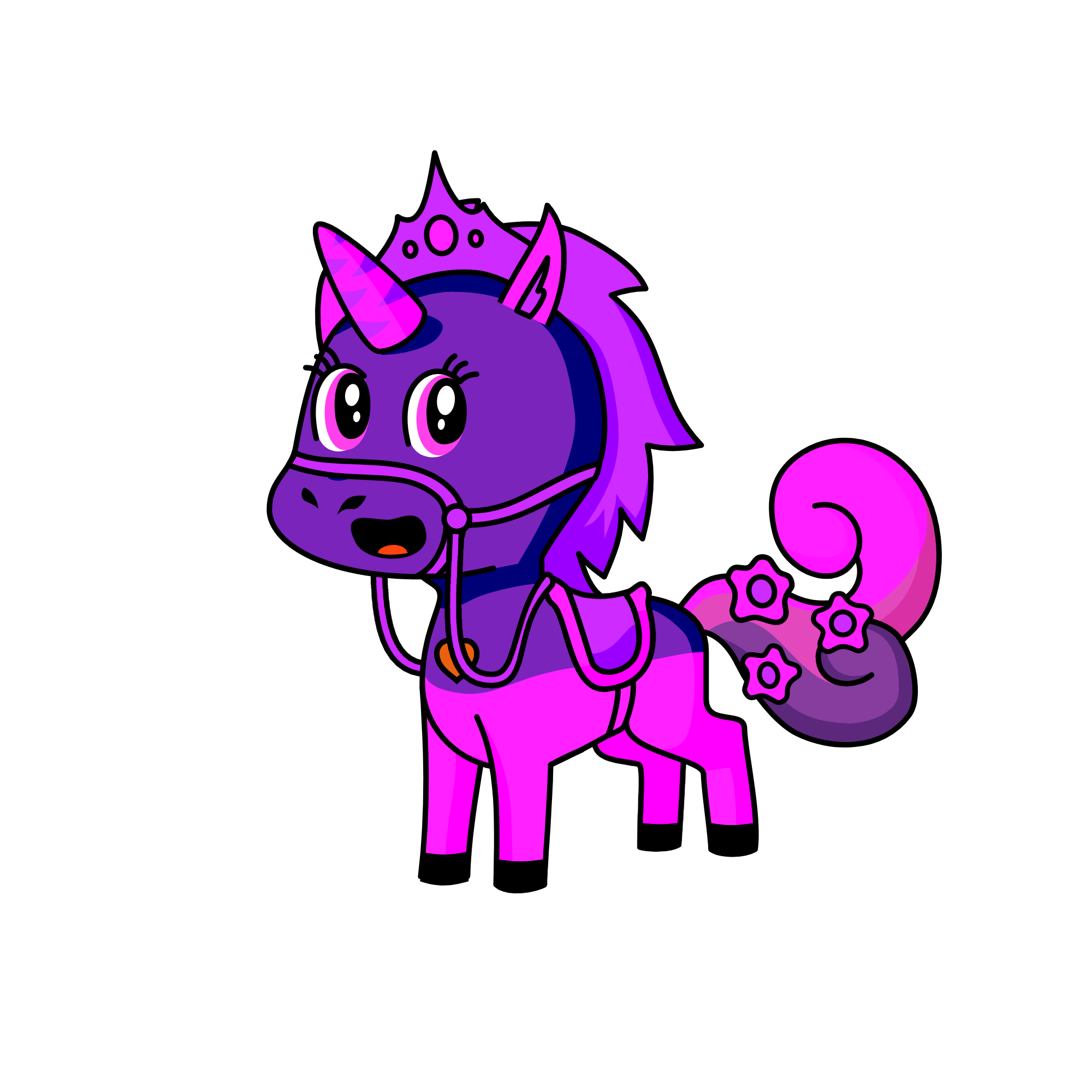 pinky, the unicorn