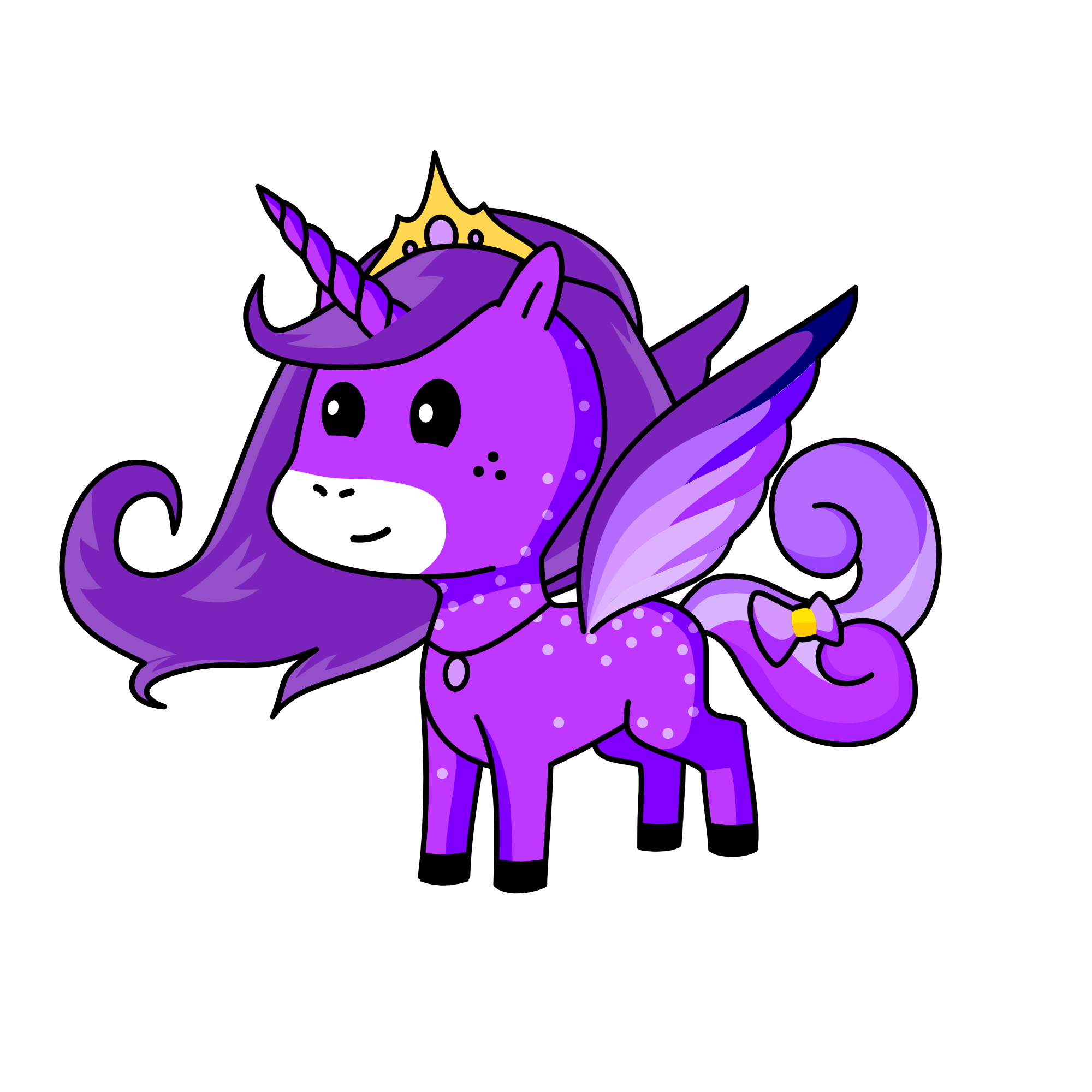 Amythest, the unicorn
