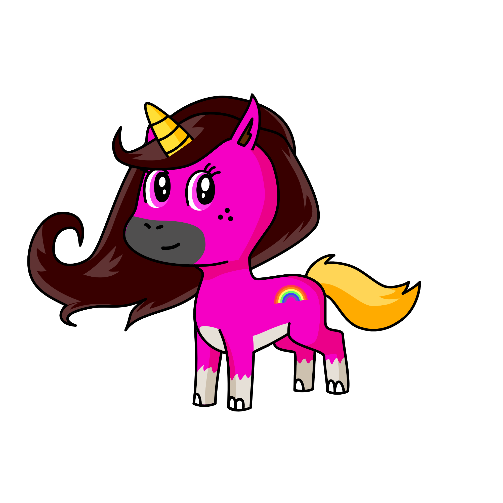 peek, the unicorn