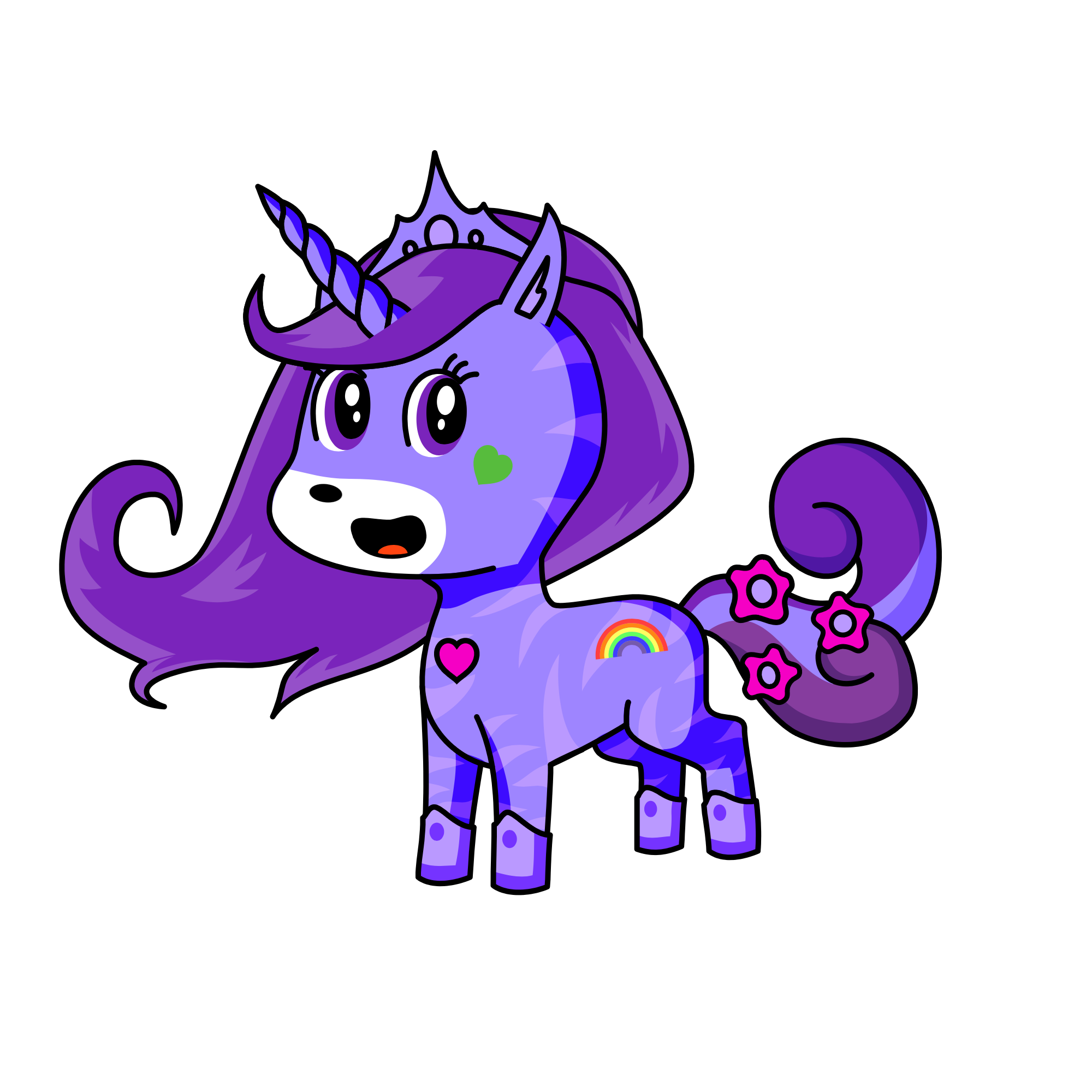 Mrs lil cute, the unicorn