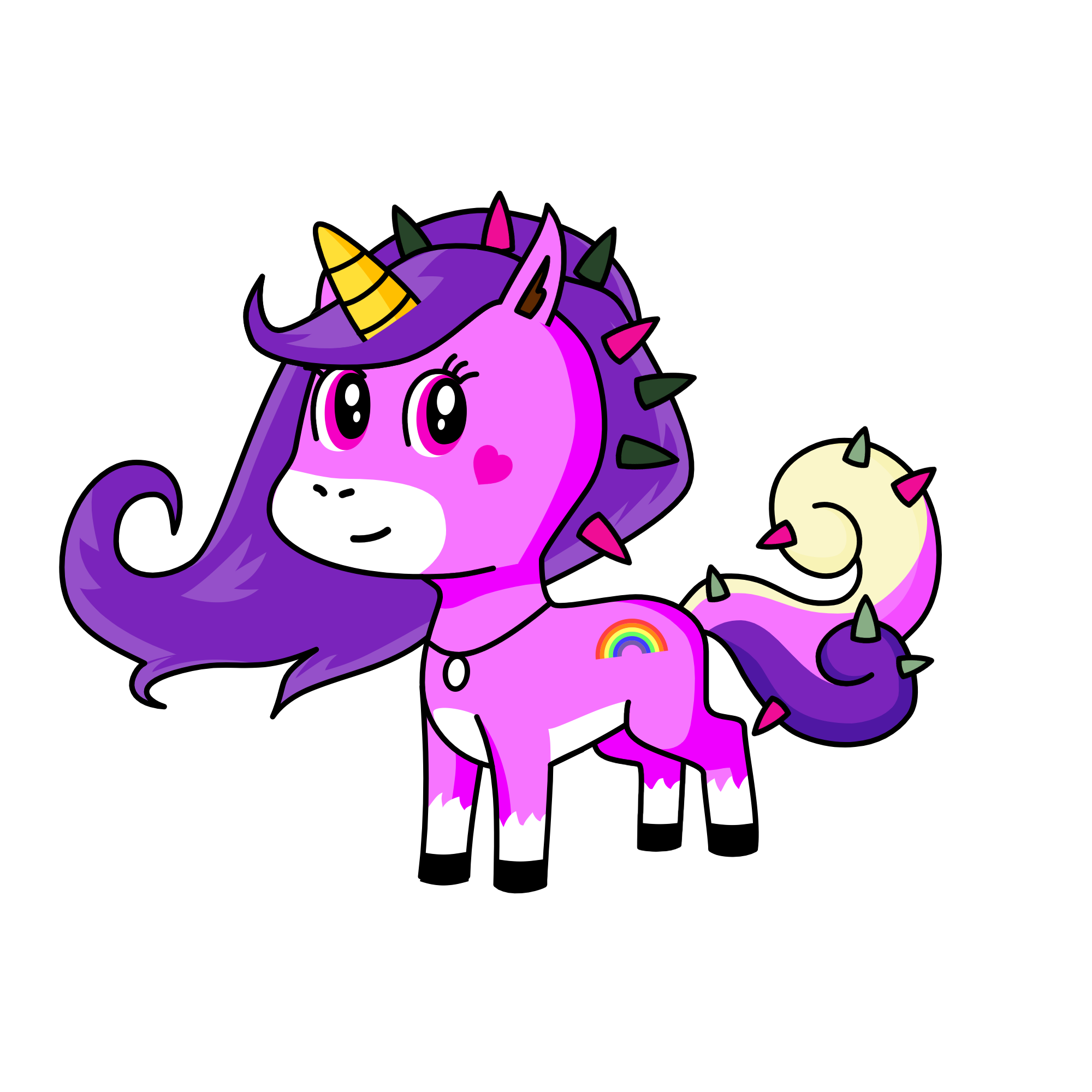 Bubble gum, the unicorn