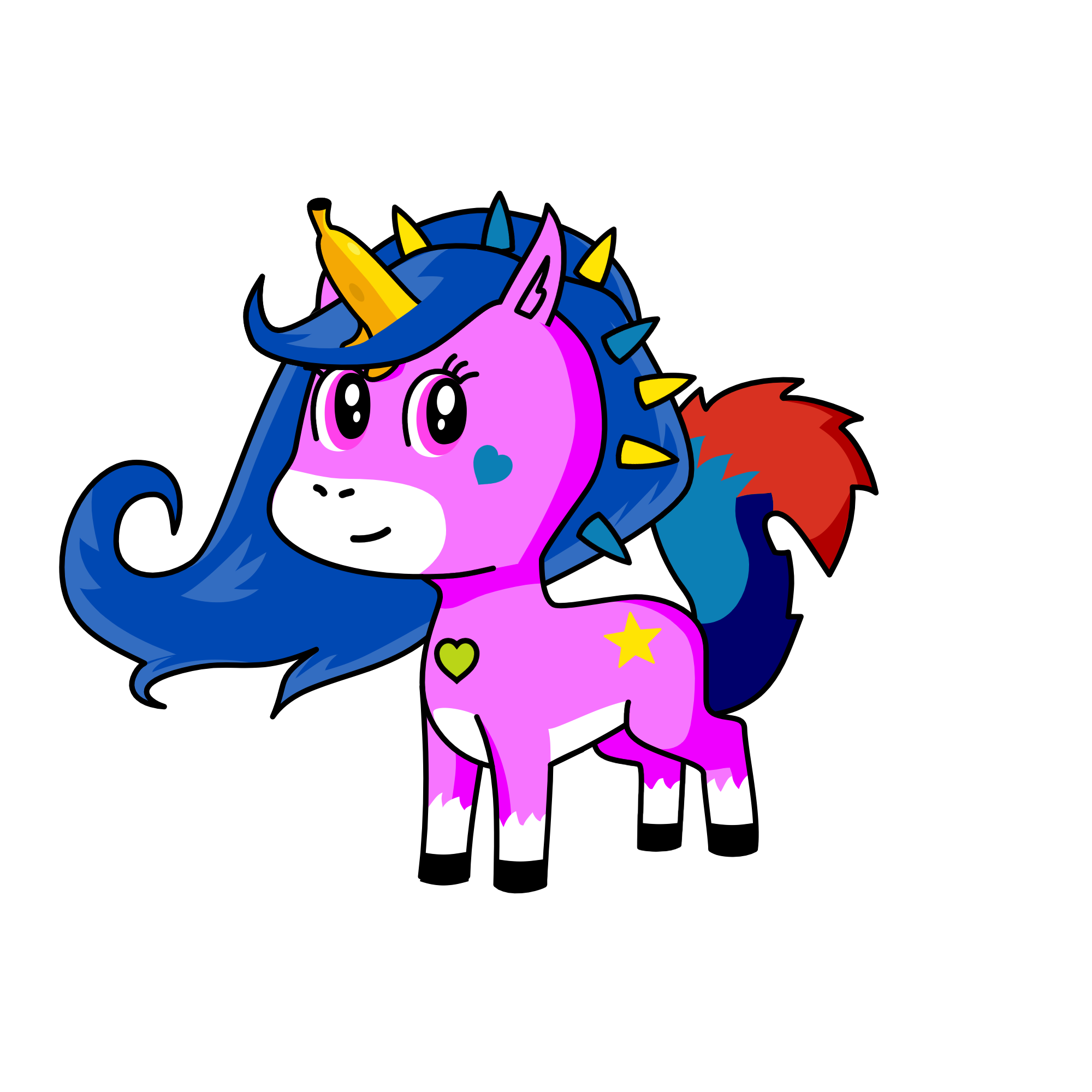 Mema, the unicorn