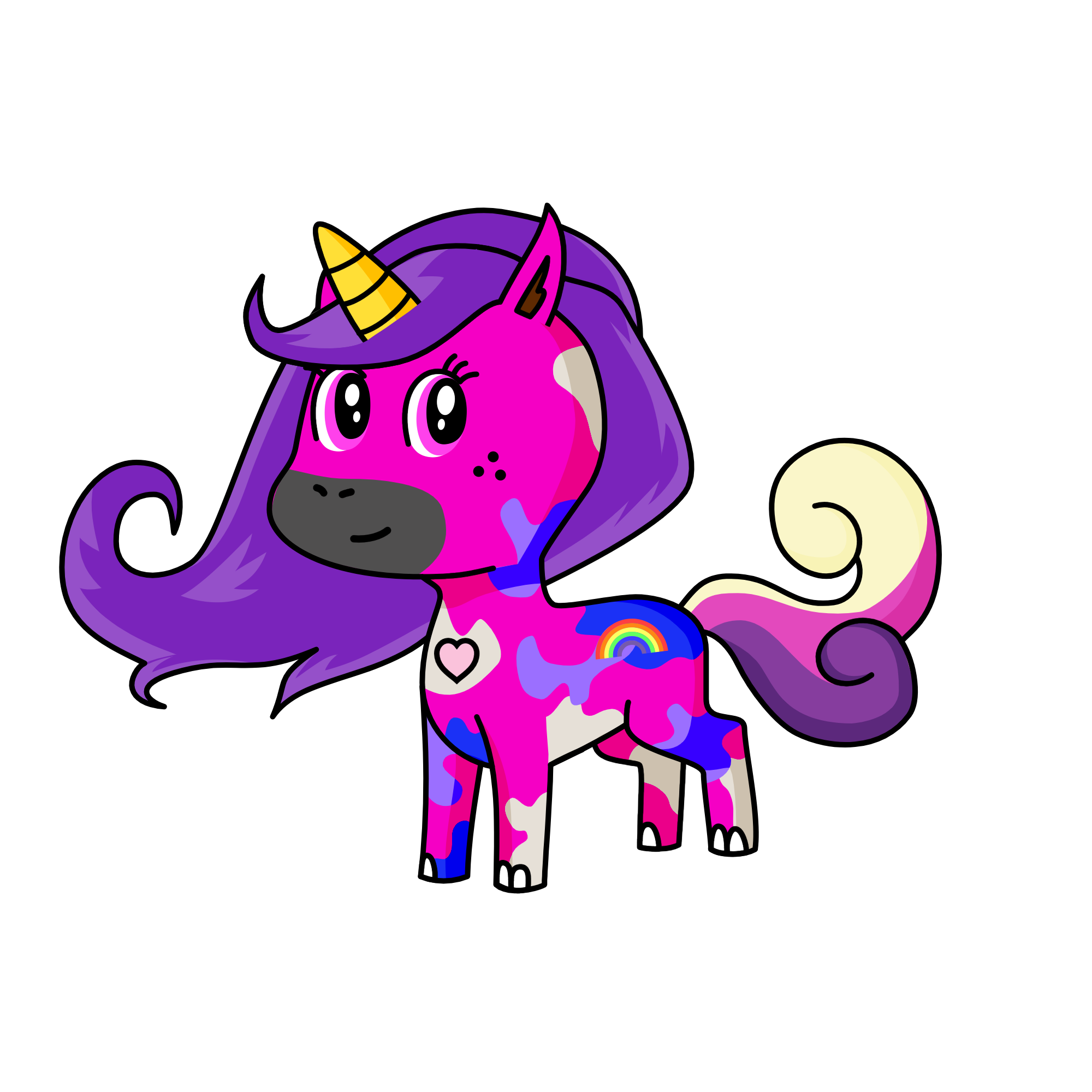 M, the unicorn