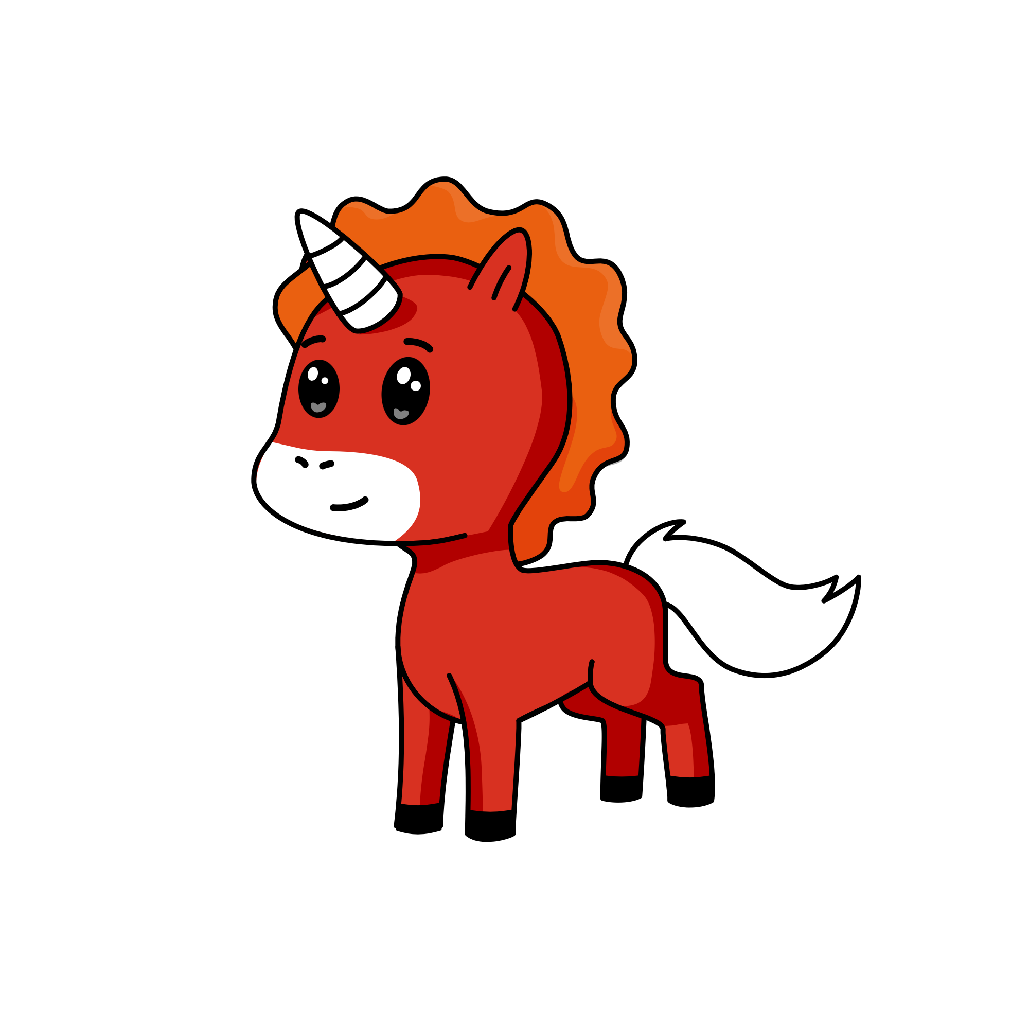 Fire, the unicorn