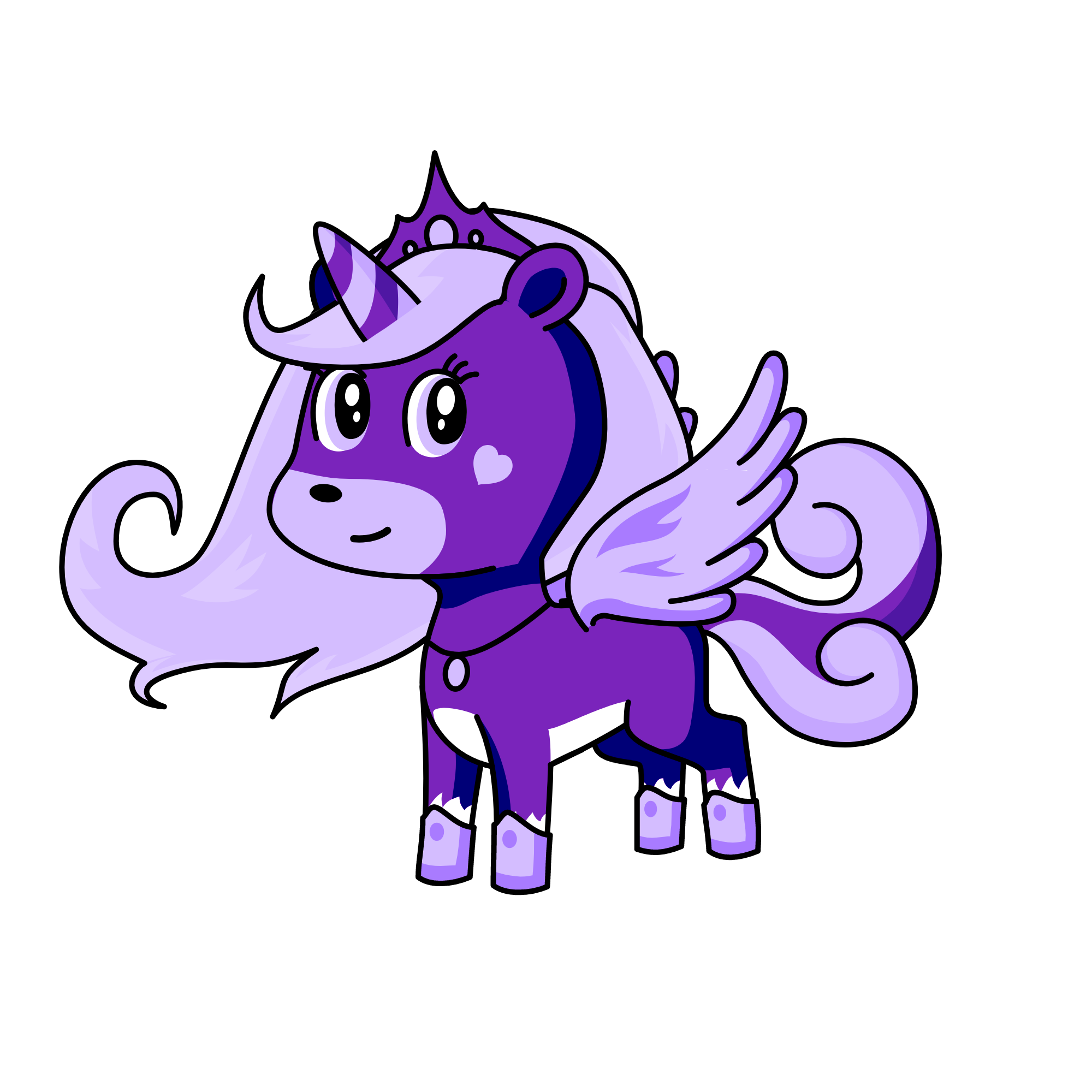 egg plant, the unicorn