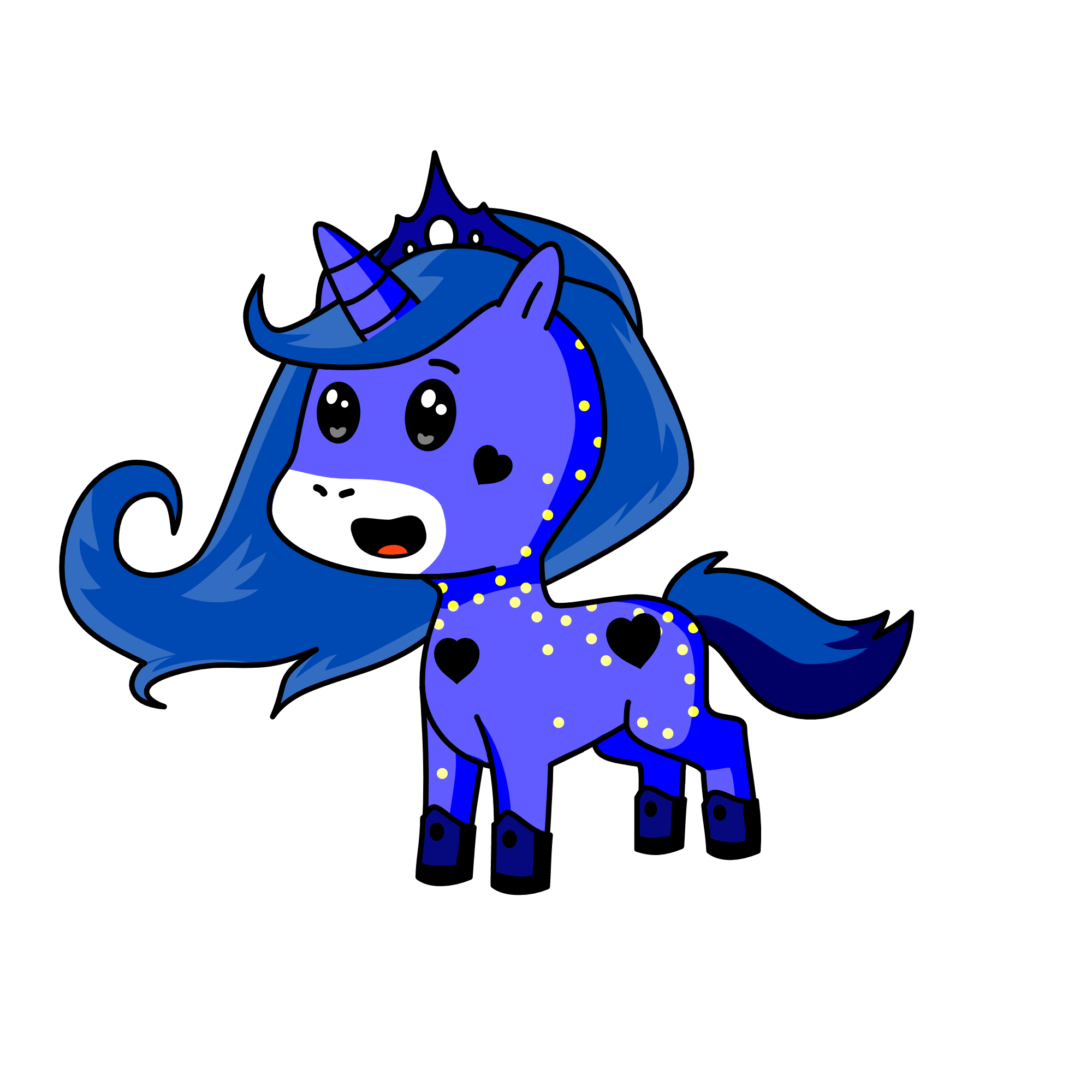 Night Moon, the unicorn