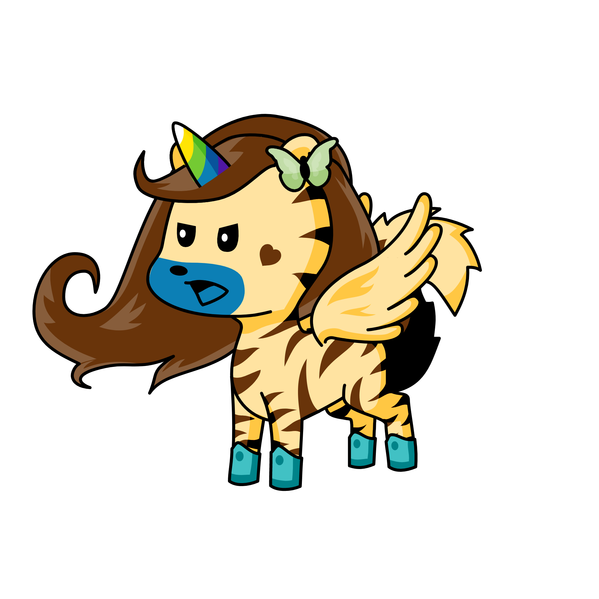 My mom , the unicorn