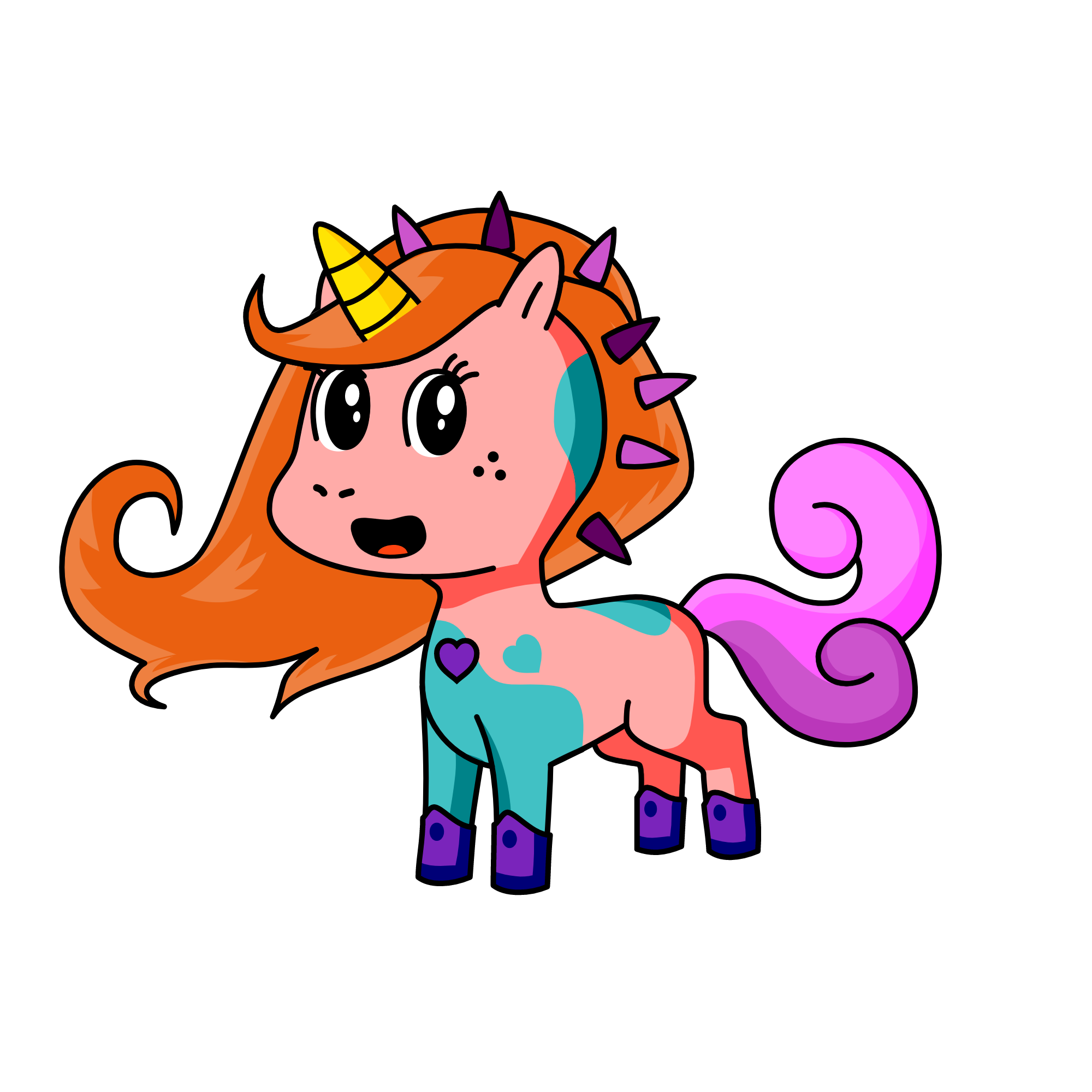 cloud, the unicorn