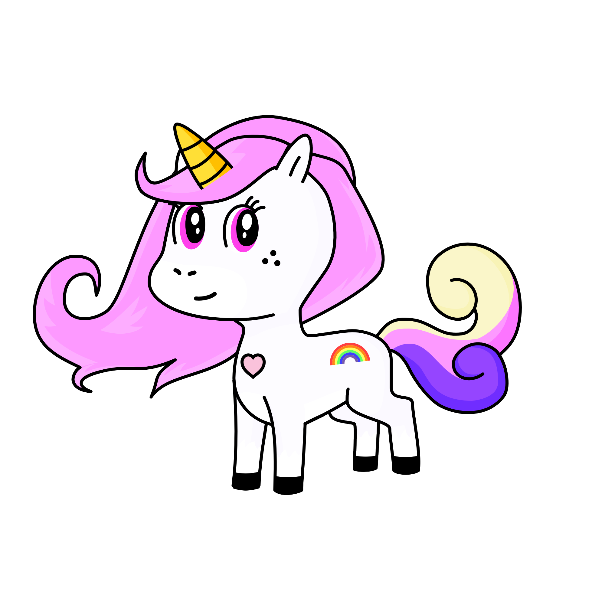 Candy Cane, the unicorn