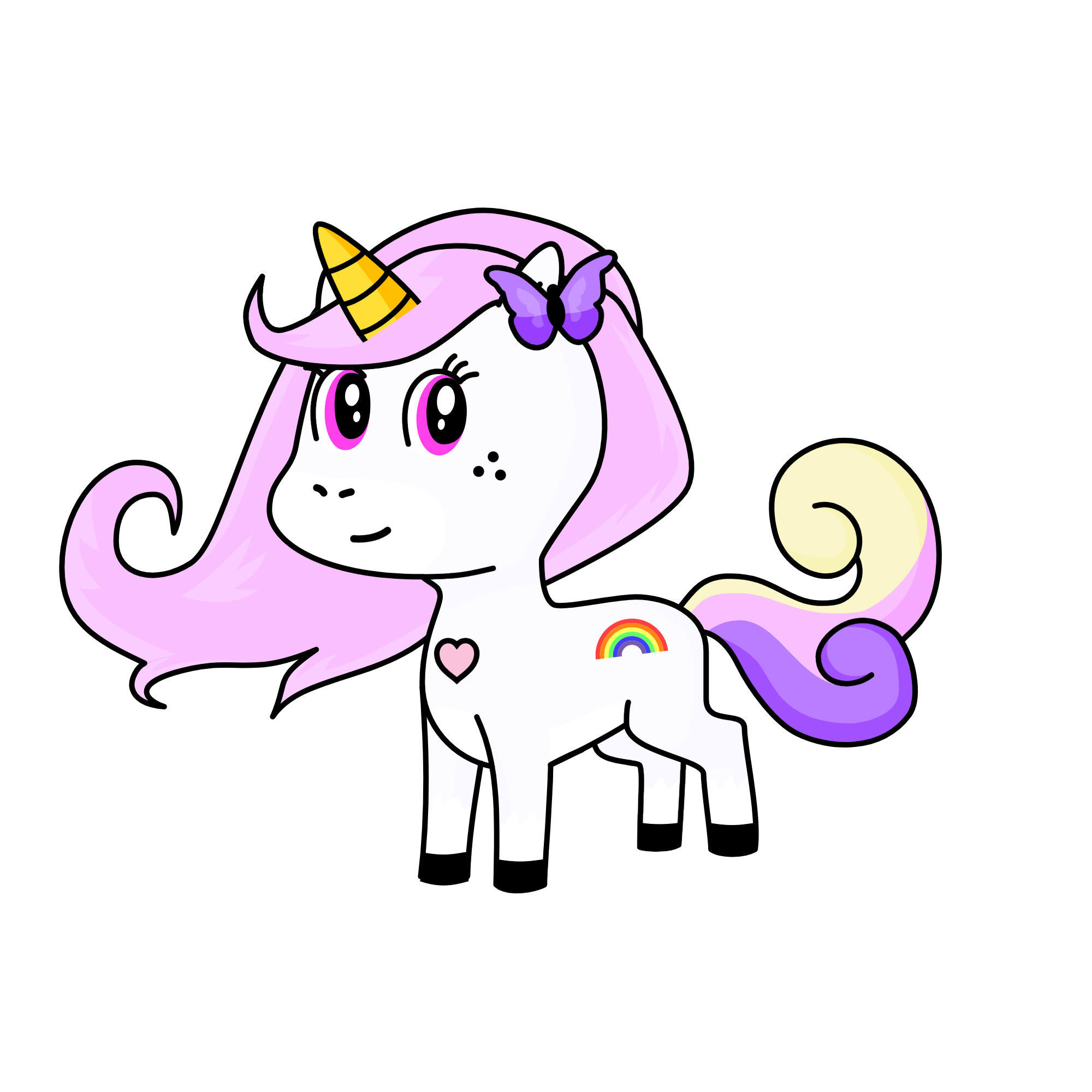 Candy Cane, the unicorn