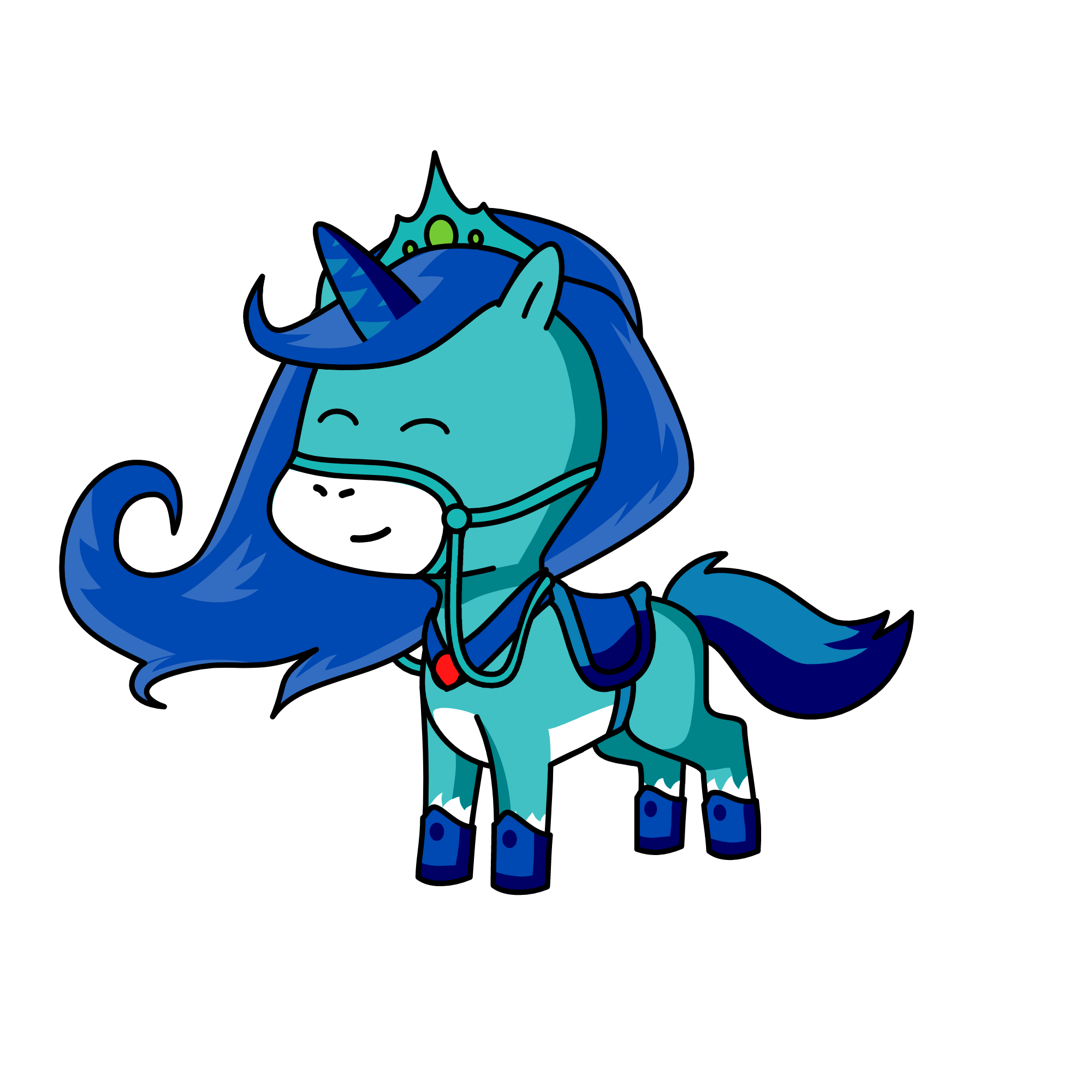 PRINCESS LUNA, the unicorn
