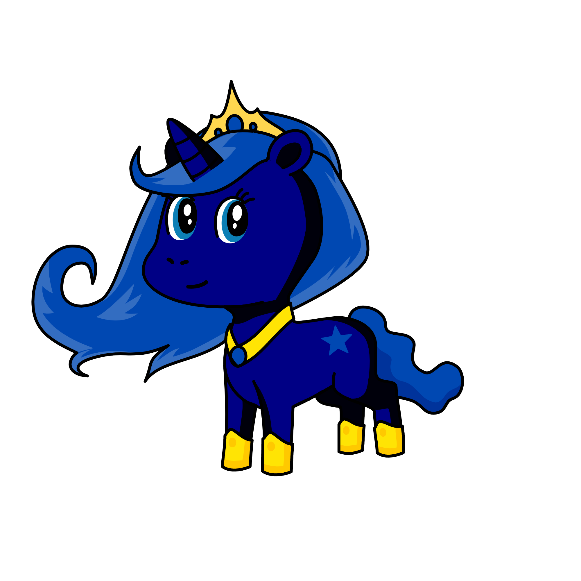 Princess Luna*, the unicorn