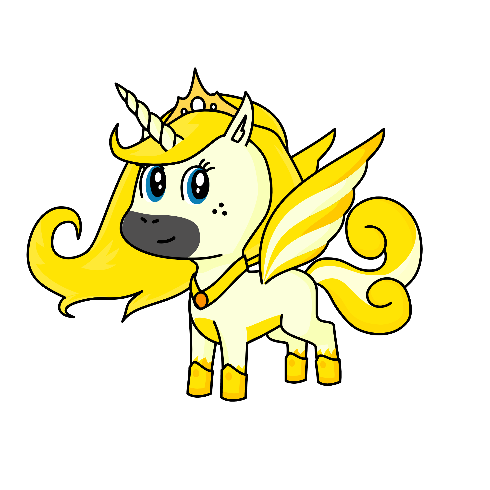 Queen Starlight [ Queen of the Stars], the unicorn