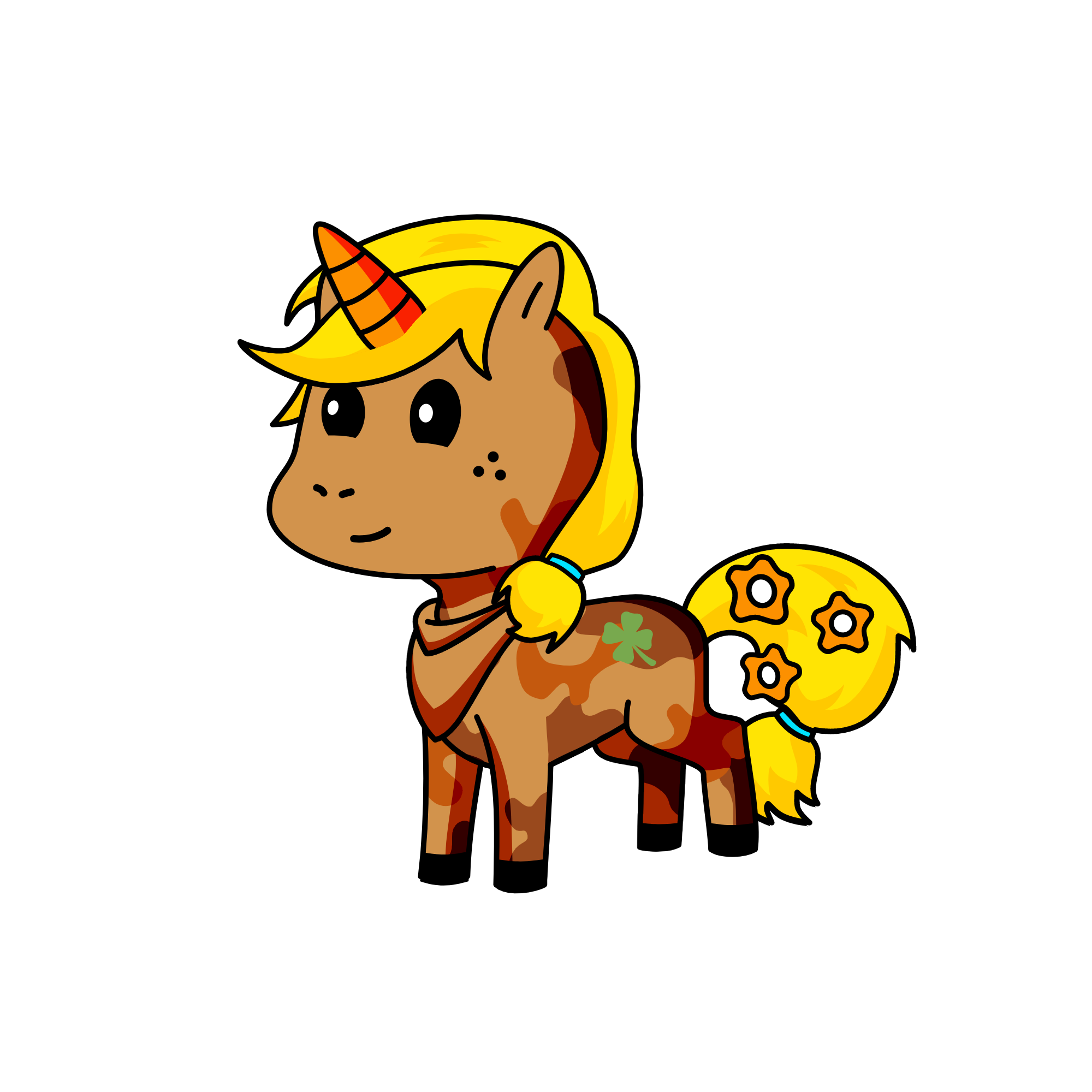 Sepia, the unicorn