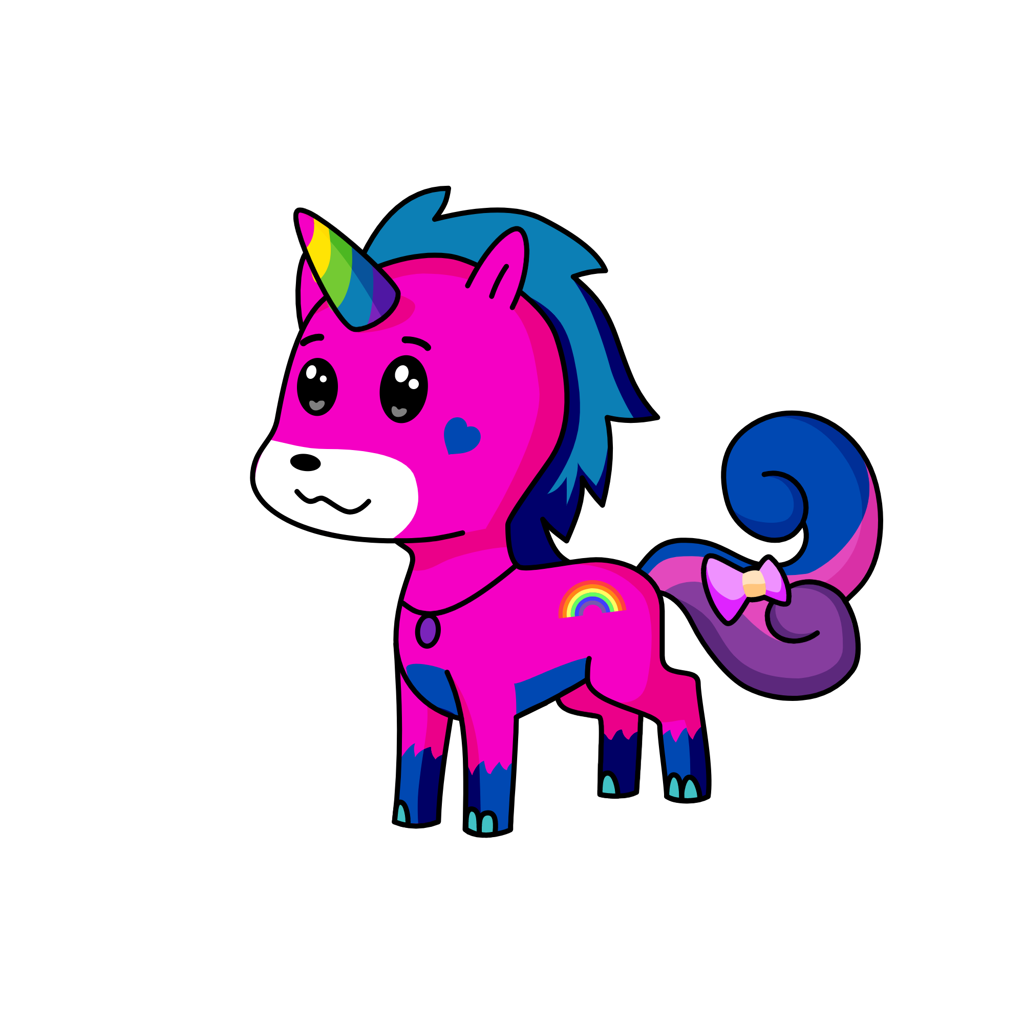 rainbow, the unicorn