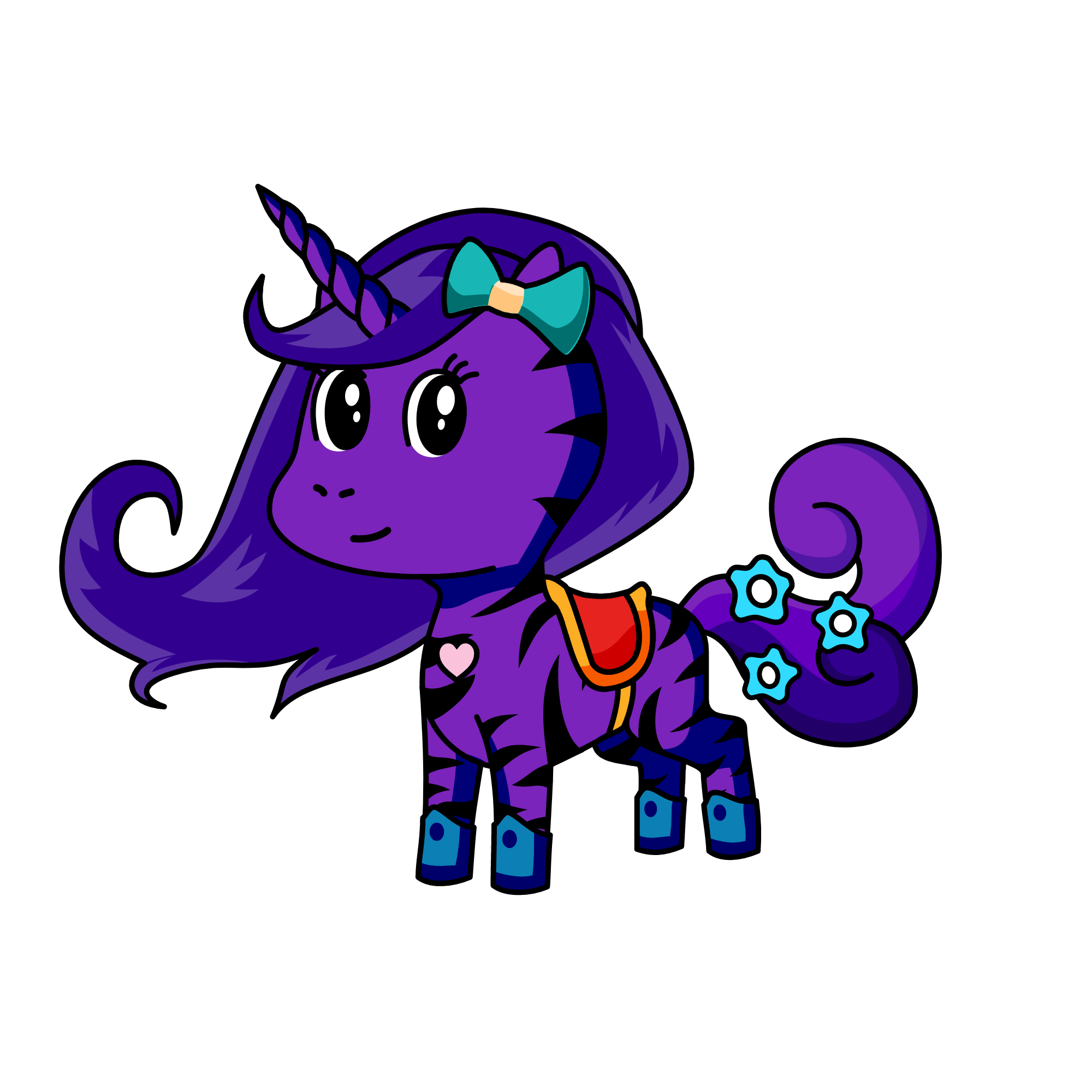 Moon Crystal, the unicorn