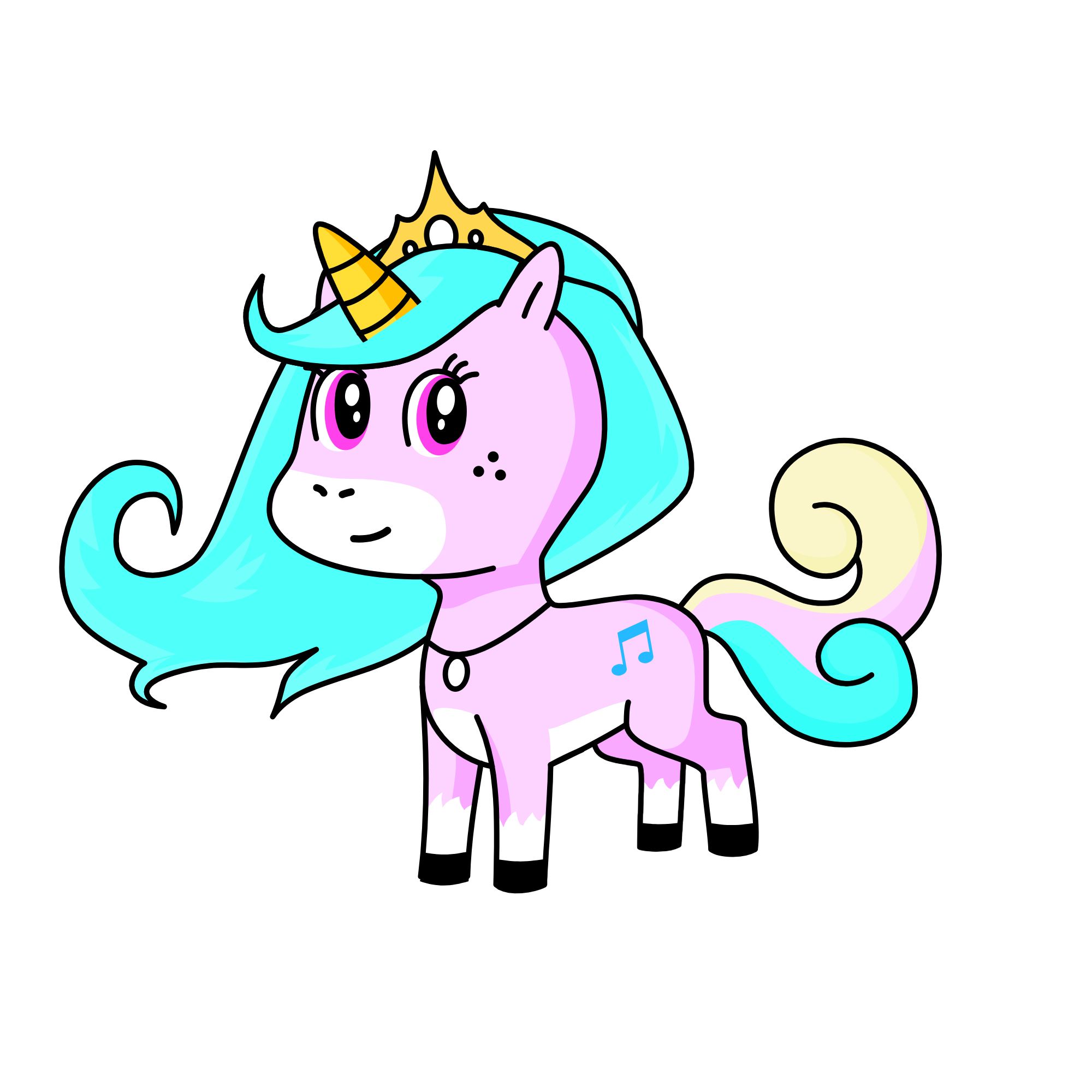 Candy Cane, the unicorn