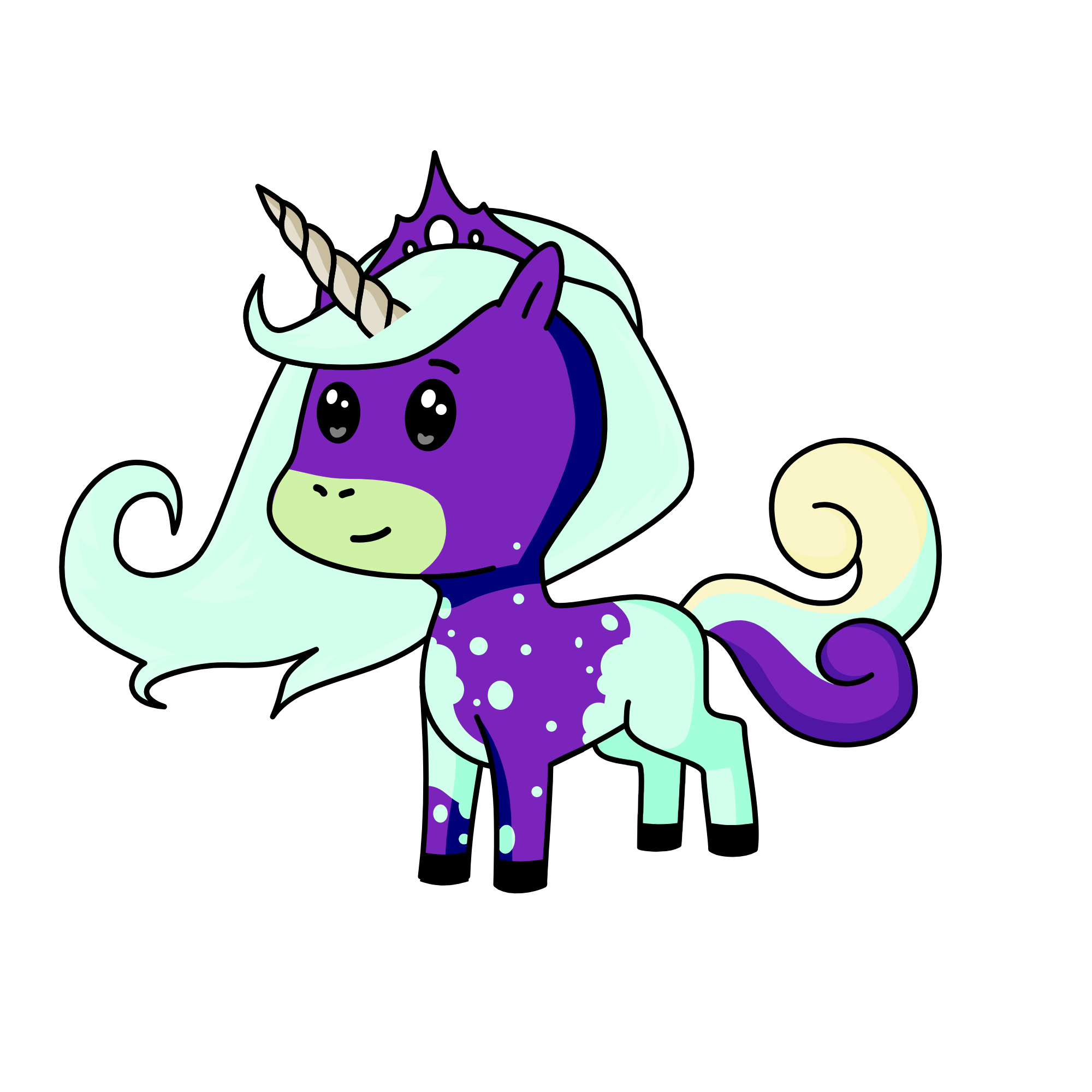 Midnight, the unicorn