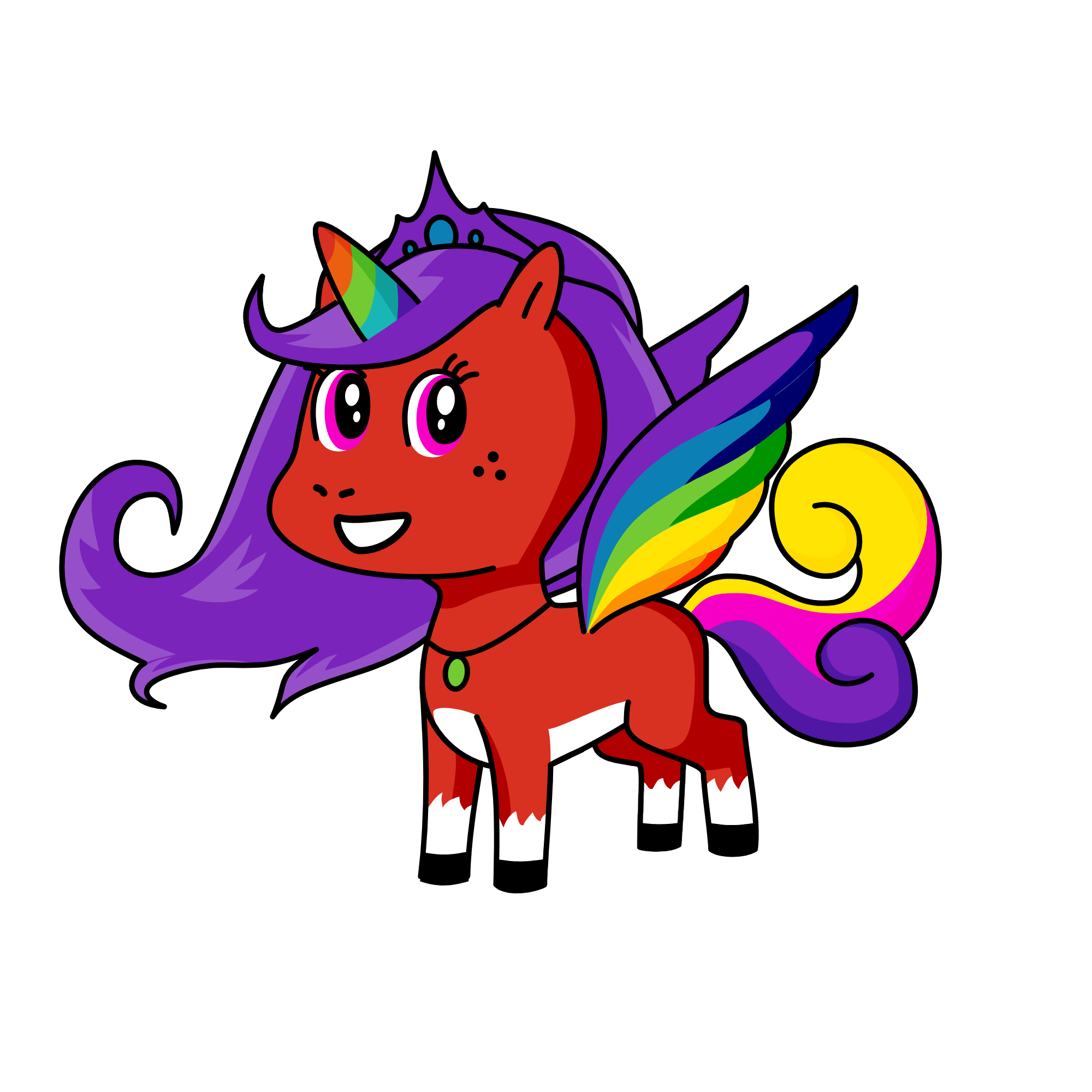 rainbow, the unicorn