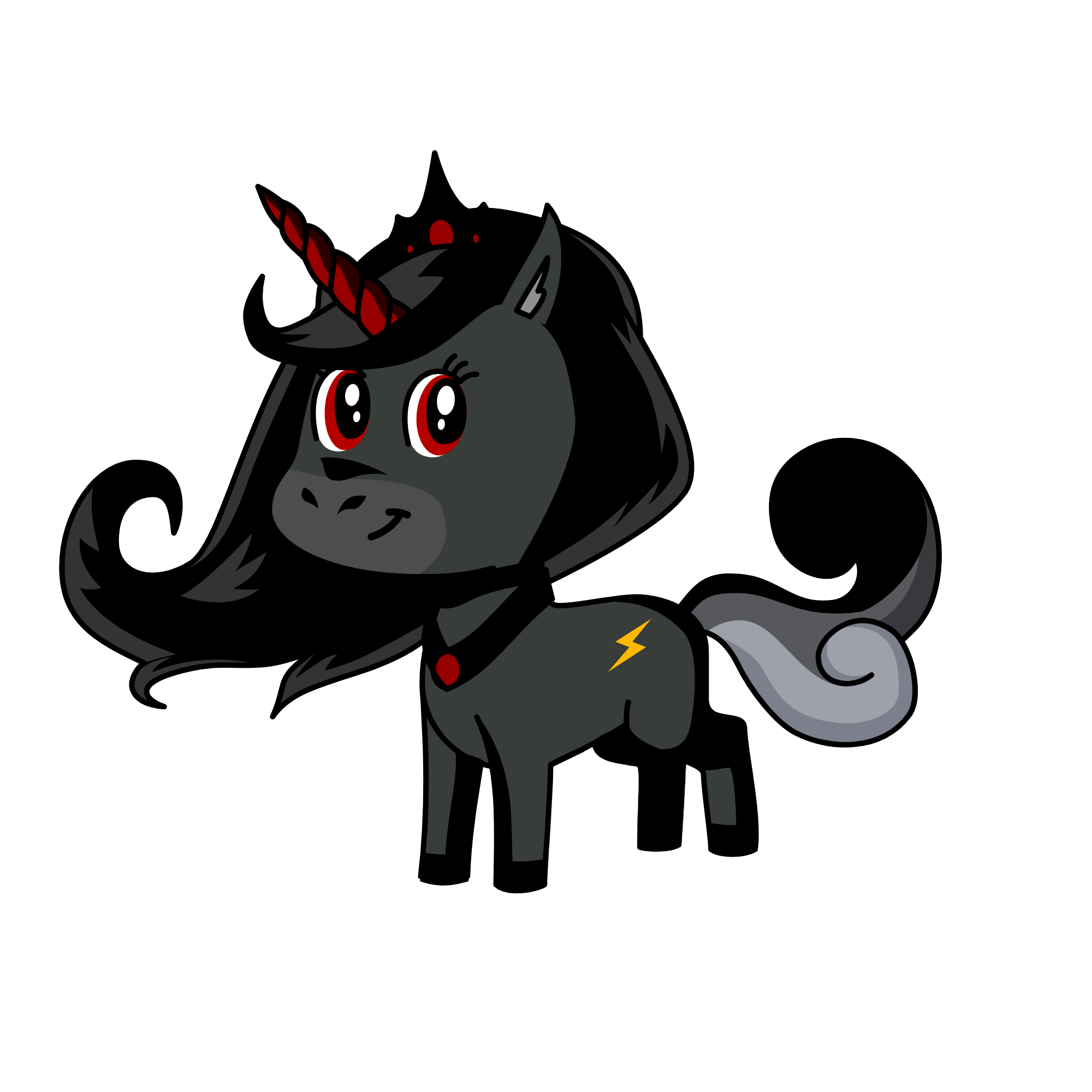 Night Hourse, the unicorn