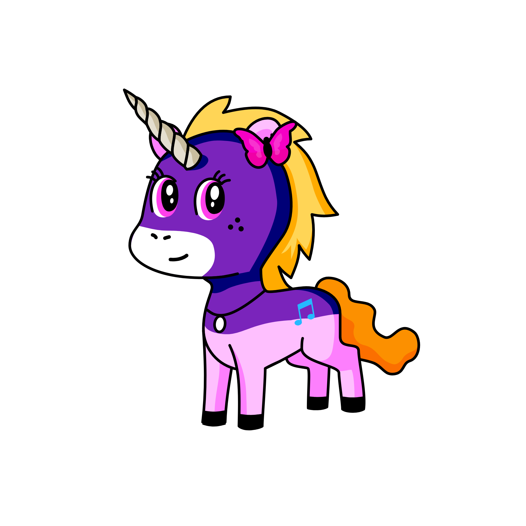 fofinha, the unicorn