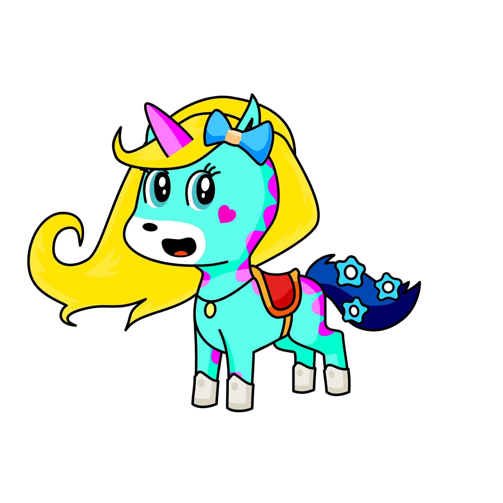 Cuttie, the unicorn