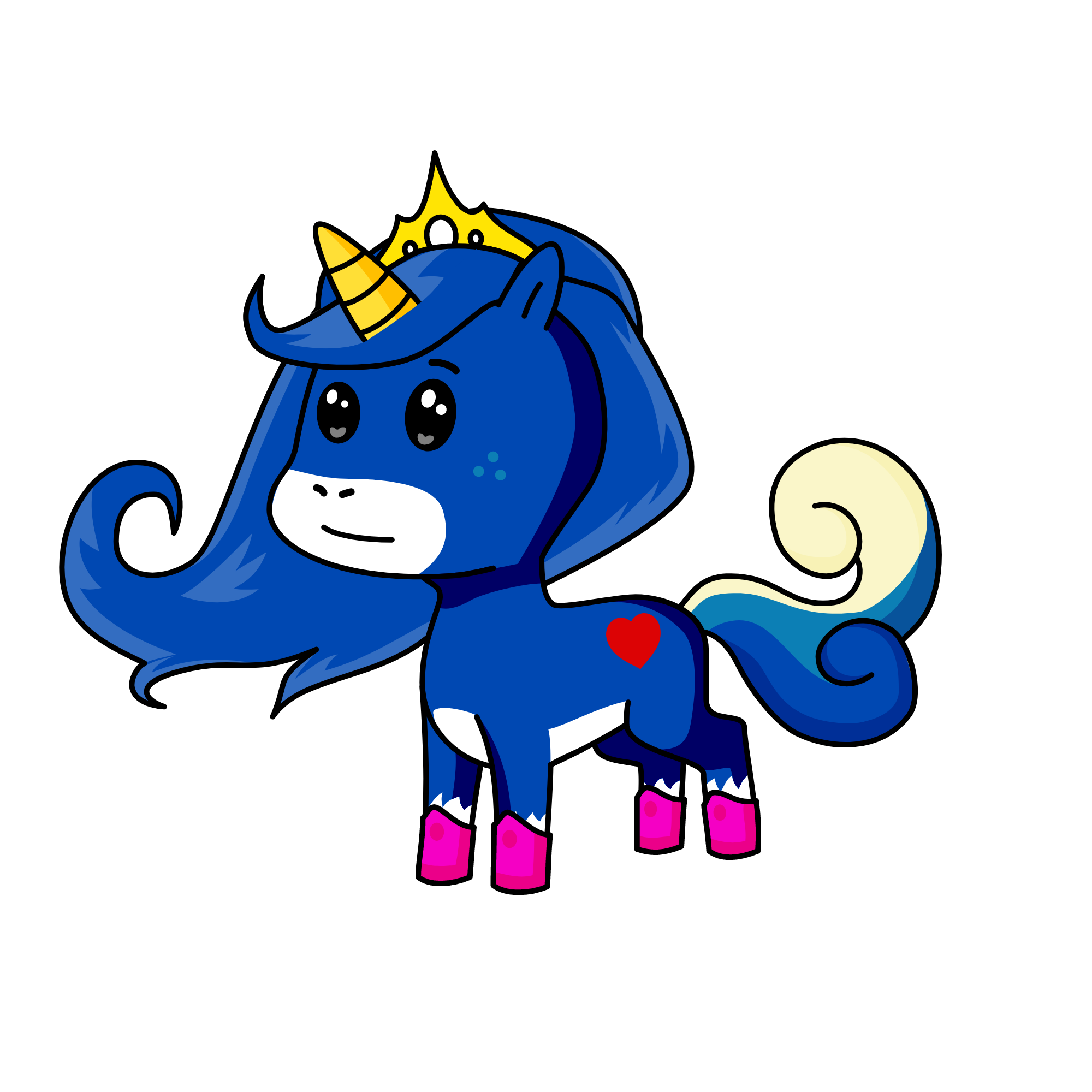 mary natalia este representa tritesa, the unicorn