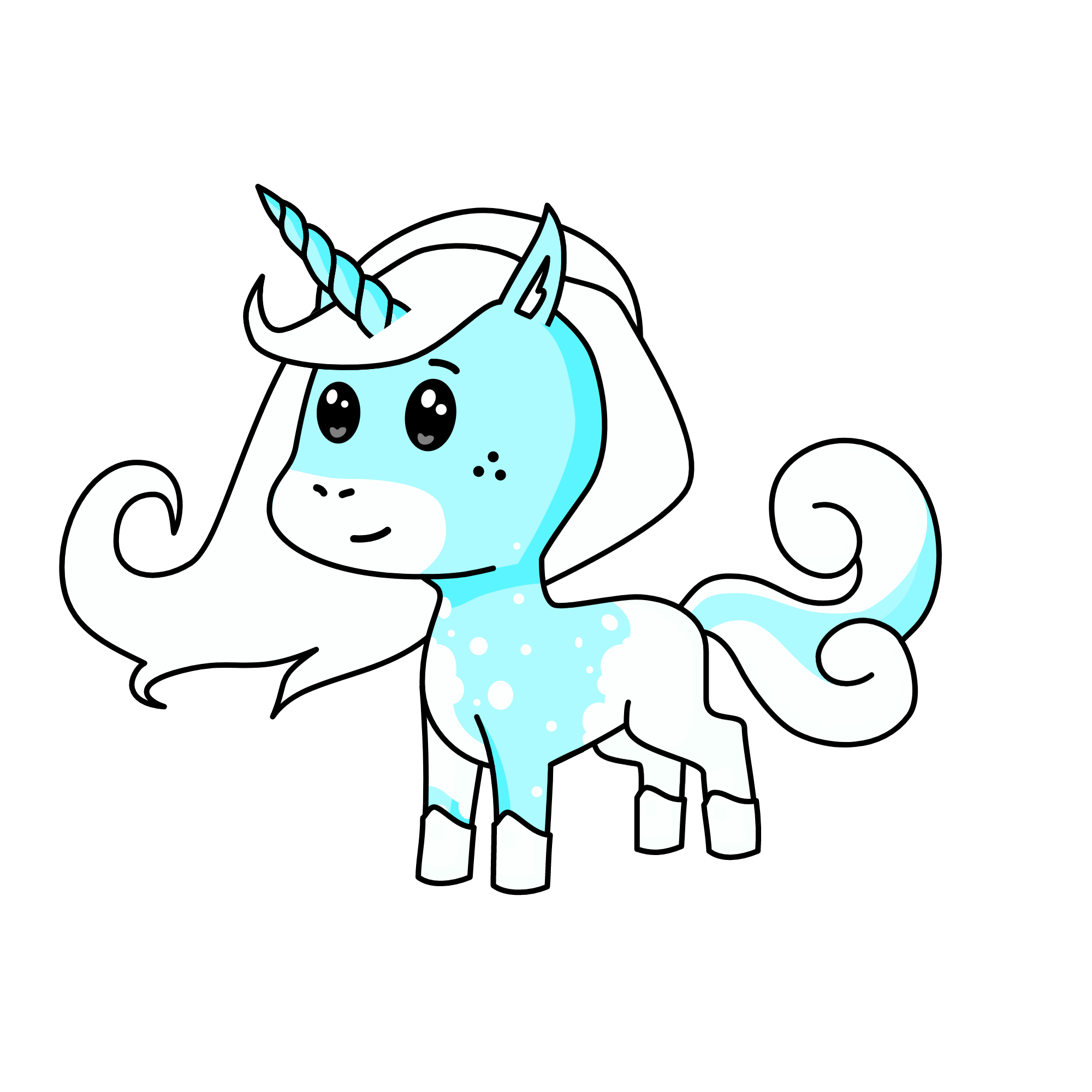 Sky, the unicorn