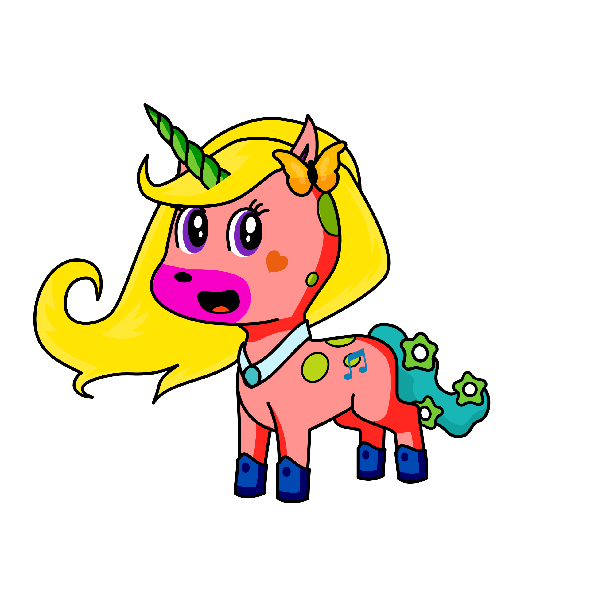 I like golda-lye, the unicorn