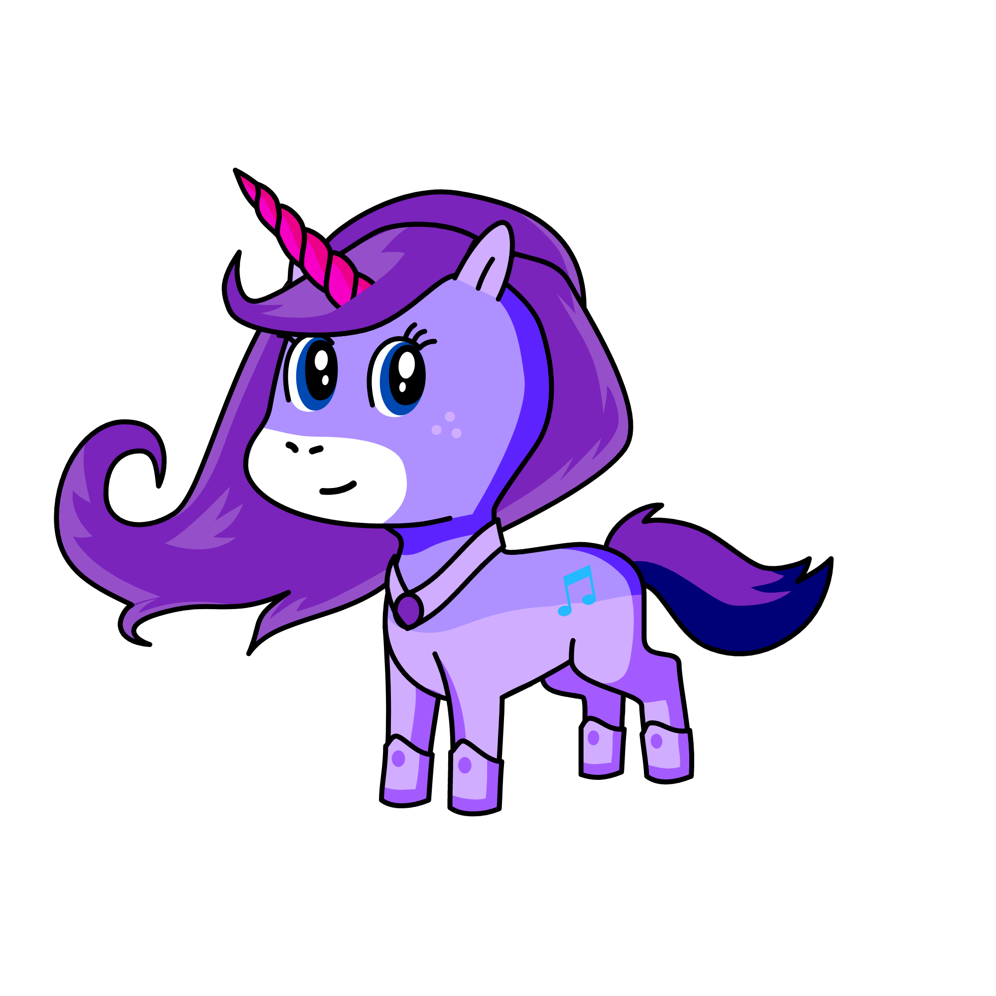 moon, the unicorn