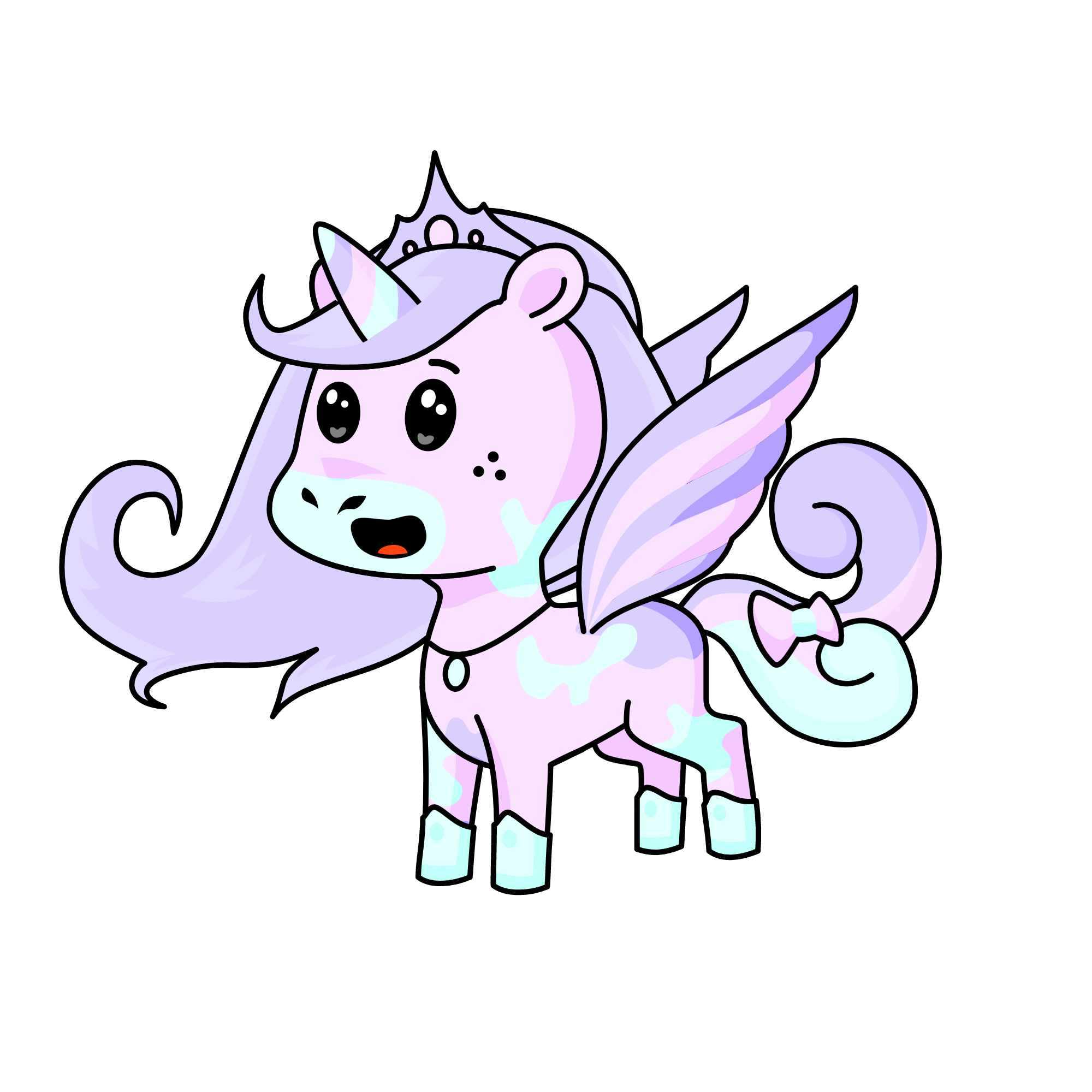 moonlight, the unicorn